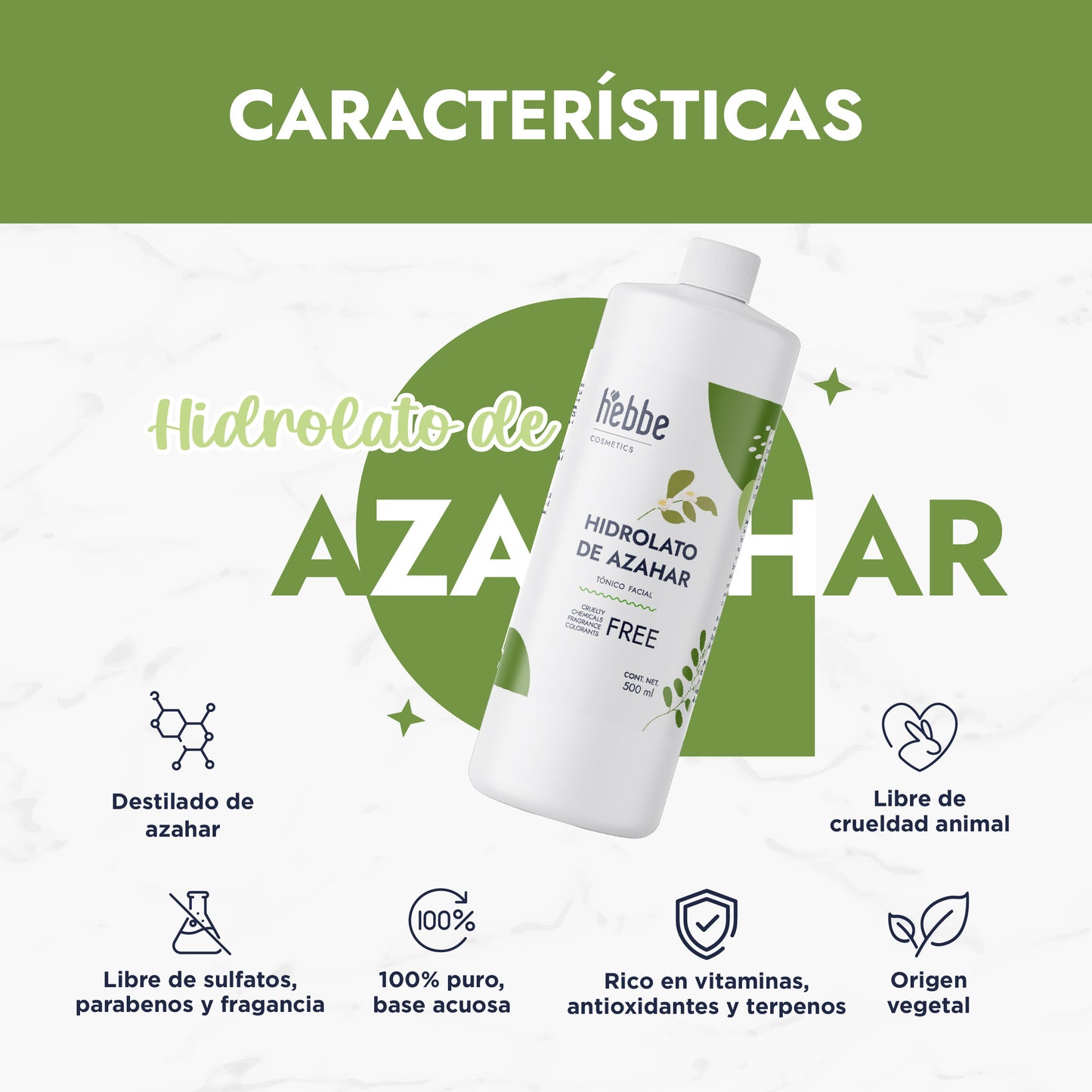 Hidrolato de Azahar | Facial y Corporal | Calmante, Equilibrante y Luminosidad