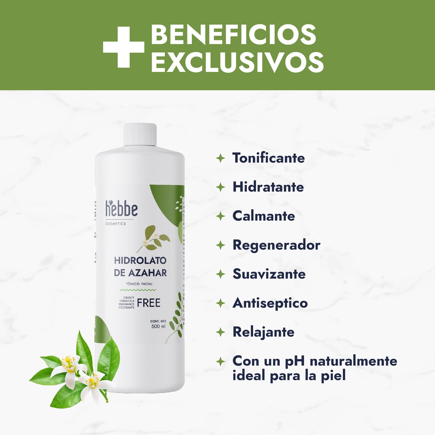 Hidrolato de Azahar | Facial y Corporal | Calmante, Equilibrante y Luminosidad