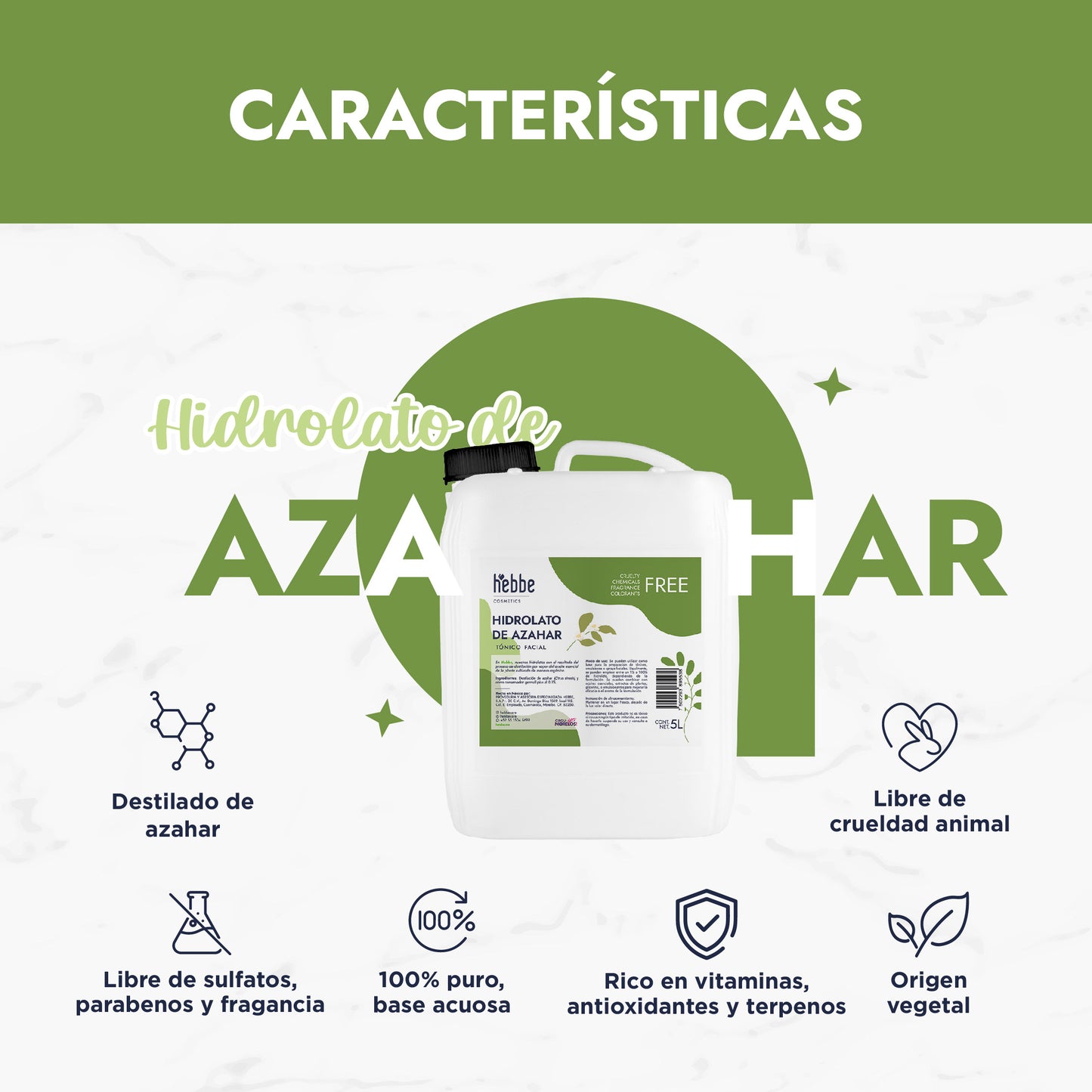 Hidrolato de Azahar | Facial y Corporal | Calmante, Equilibrante y Luminosidad