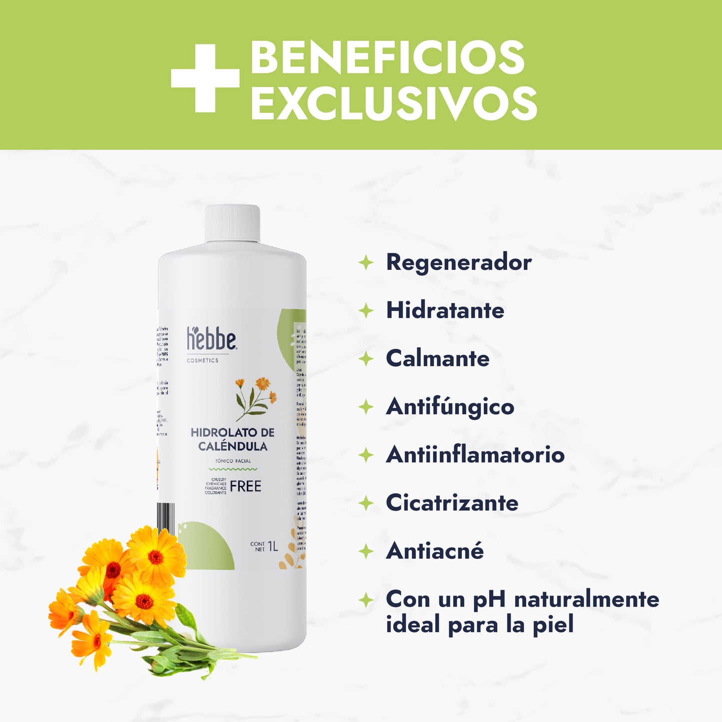 Hidrolato de Caléndula | Facial y Corporal | Calmante, Reparador y Cicatrizante