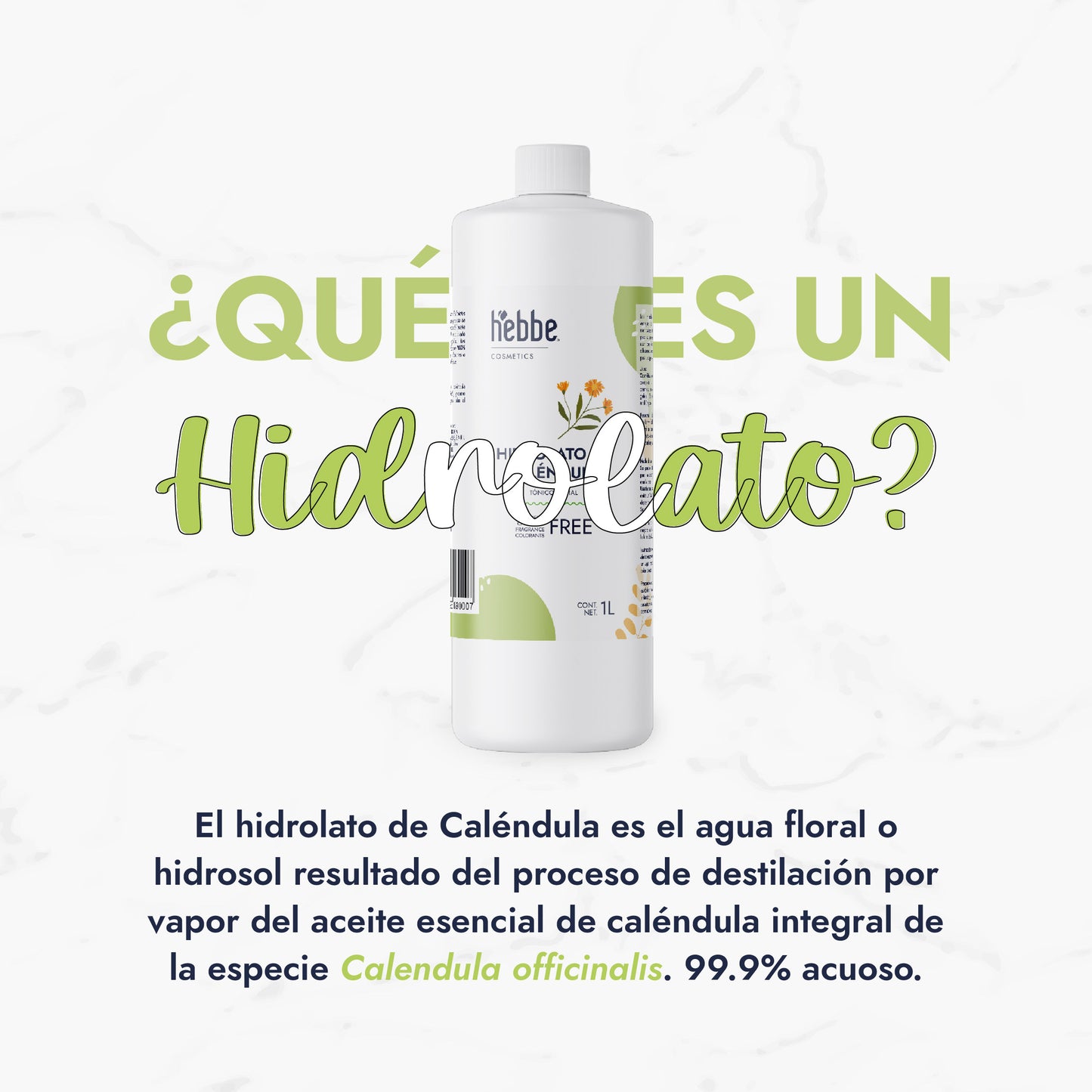 Hidrolato de Caléndula | Facial y Corporal | Calmante, Reparador y Cicatrizante