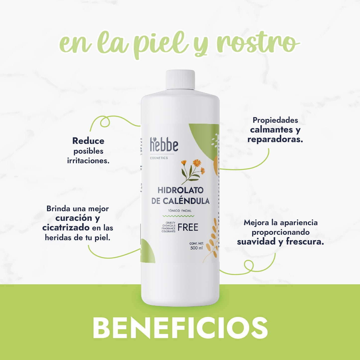 Hidrolato de Caléndula | Facial y Corporal | Calmante, Reparador y Cicatrizante