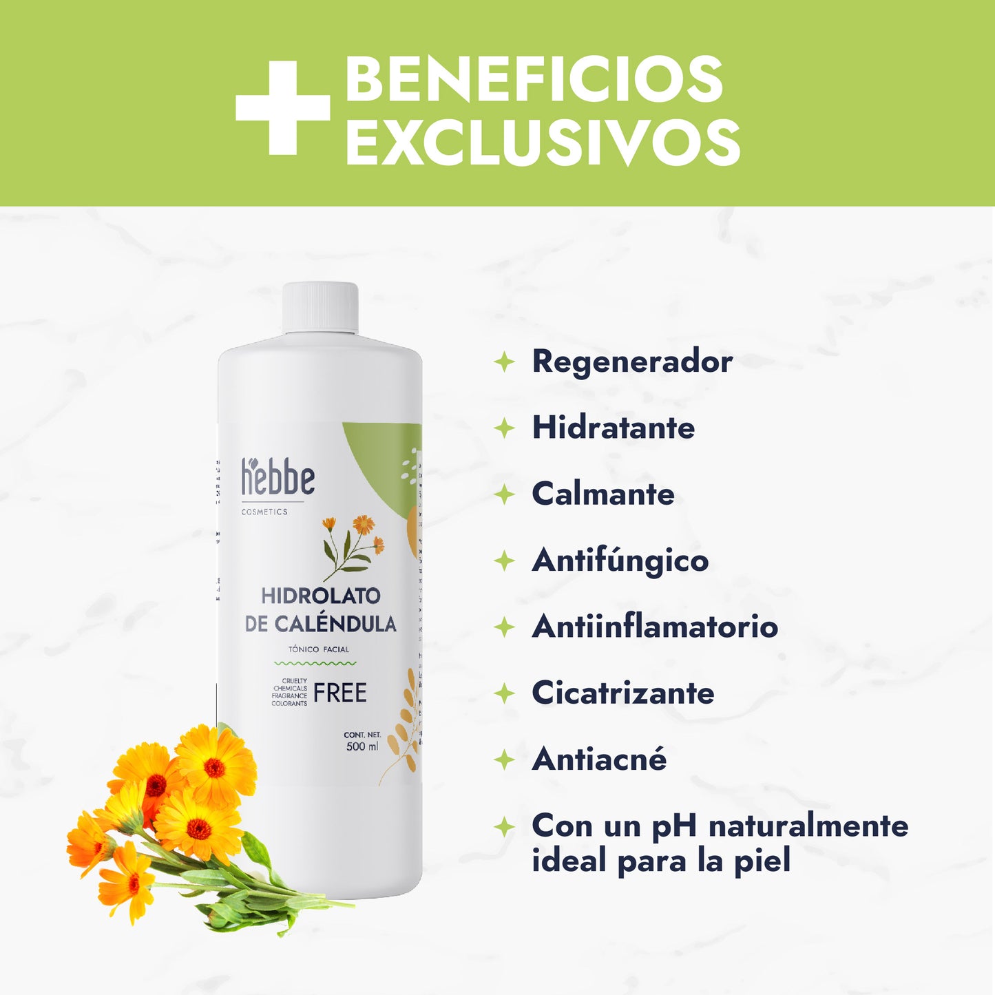 Hidrolato de Caléndula | Facial y Corporal | Calmante, Reparador y Cicatrizante