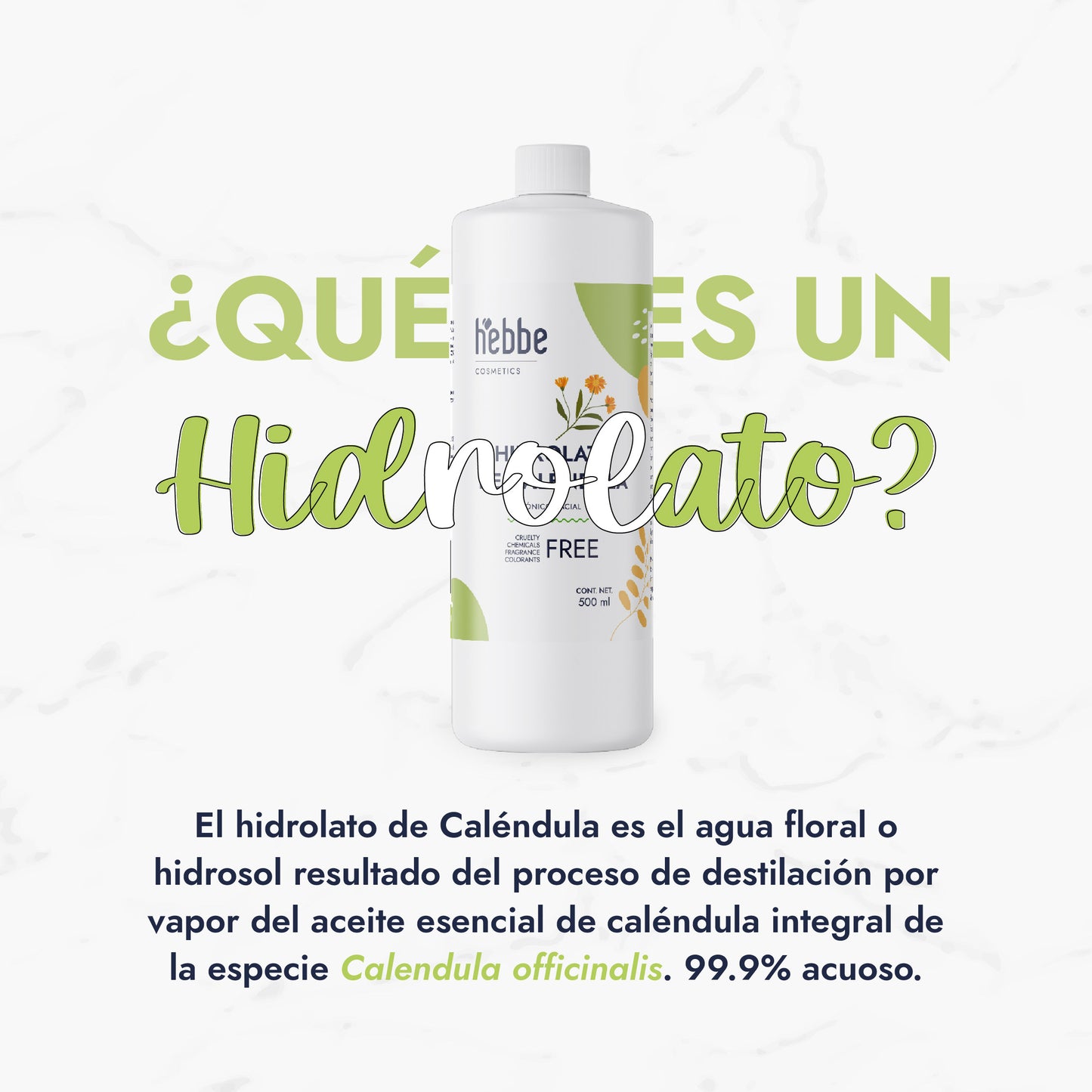 Hidrolato de Caléndula | Facial y Corporal | Calmante, Reparador y Cicatrizante