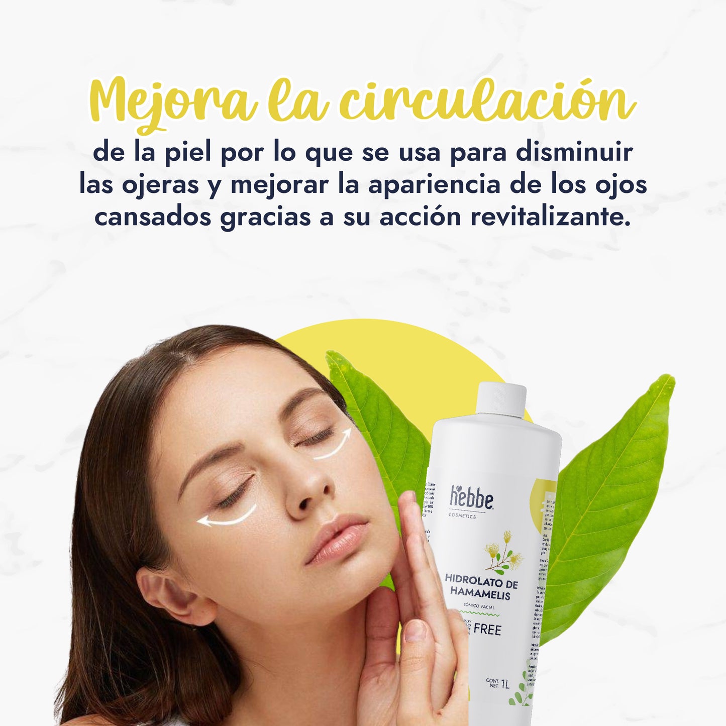 Hidrolato de Hamamelis | Facial y Corporal | Astringente, Purificante y Calmante