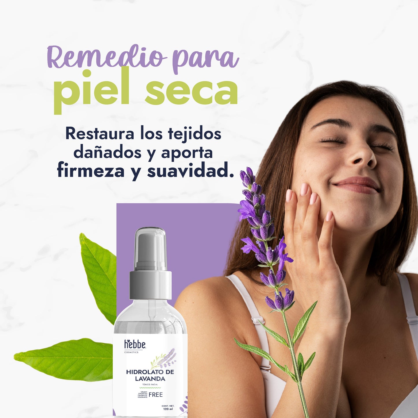 Hidrolato de Lavanda | Facial y Corporal | Calmante, Equilibrante y Regenerador