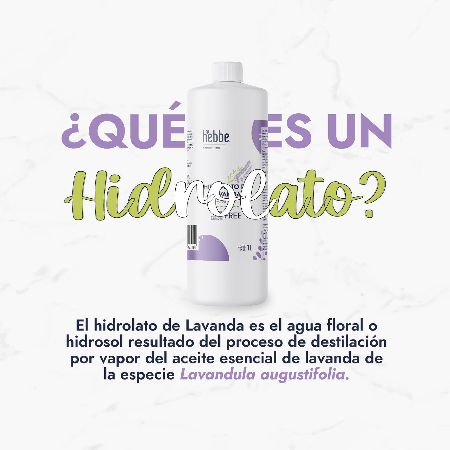 Hidrolato de Lavanda | Facial y Corporal | Calmante, Equilibrante y Regenerador