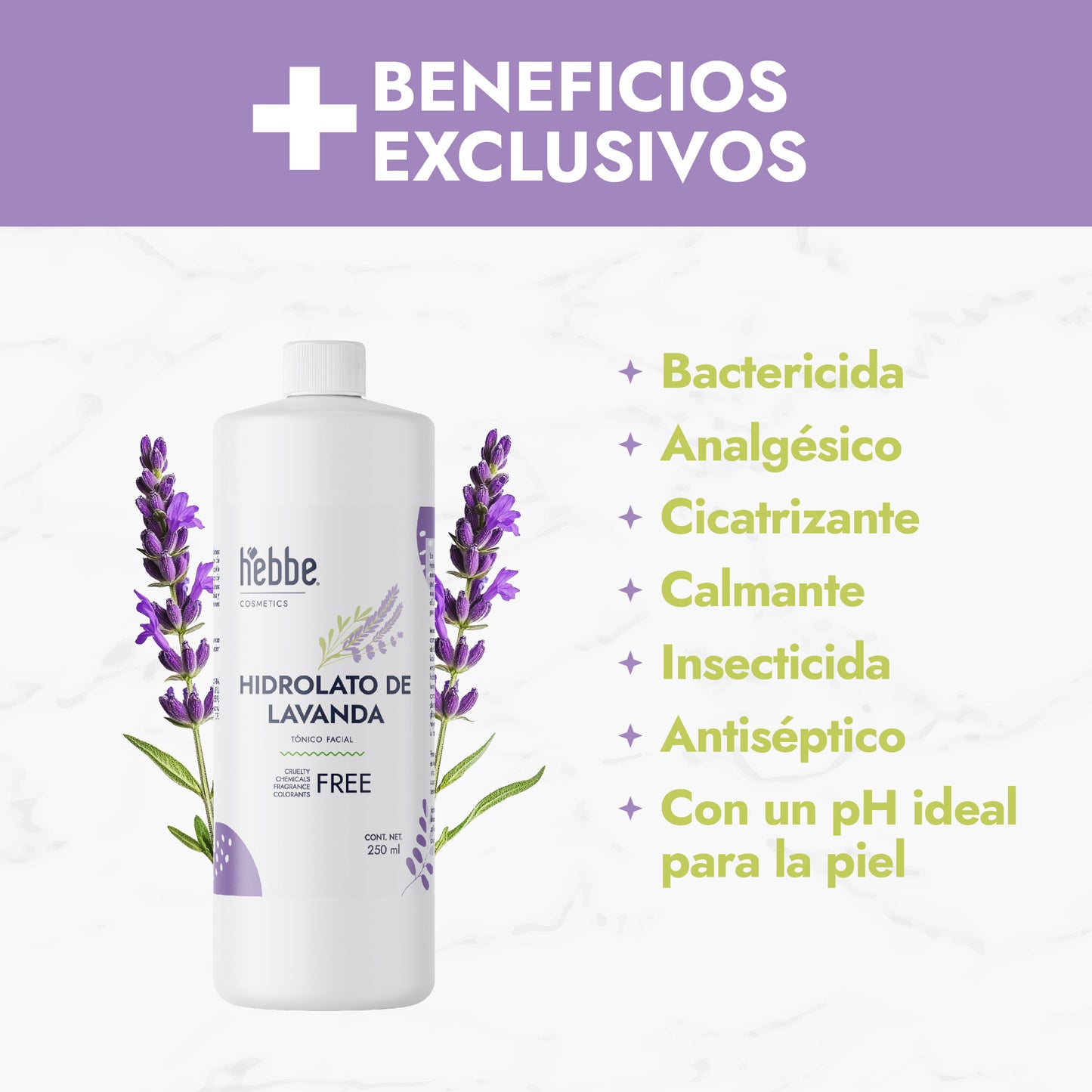 Hidrolato de Lavanda | Facial y Corporal | Calmante, Equilibrante y Regenerador