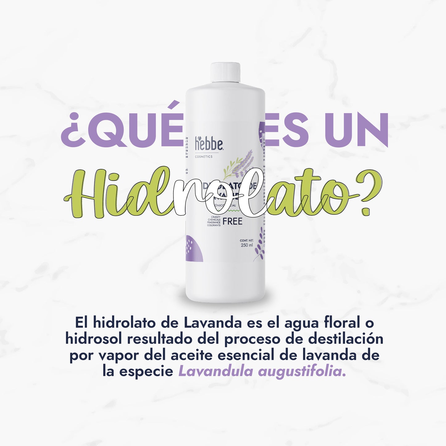 Hidrolato de Lavanda | Facial y Corporal | Calmante, Equilibrante y Regenerador