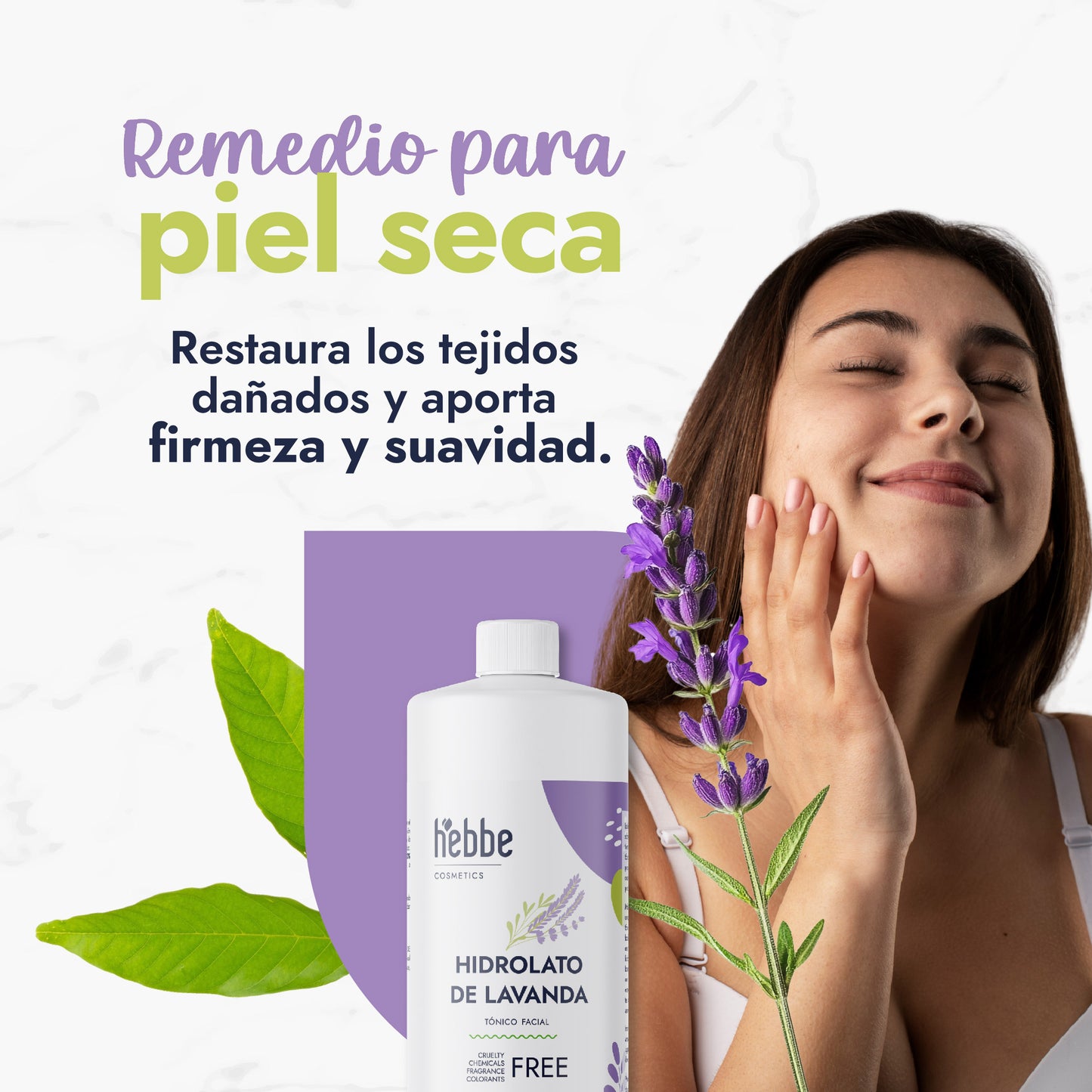 Hidrolato de Lavanda | Facial y Corporal | Calmante, Equilibrante y Regenerador