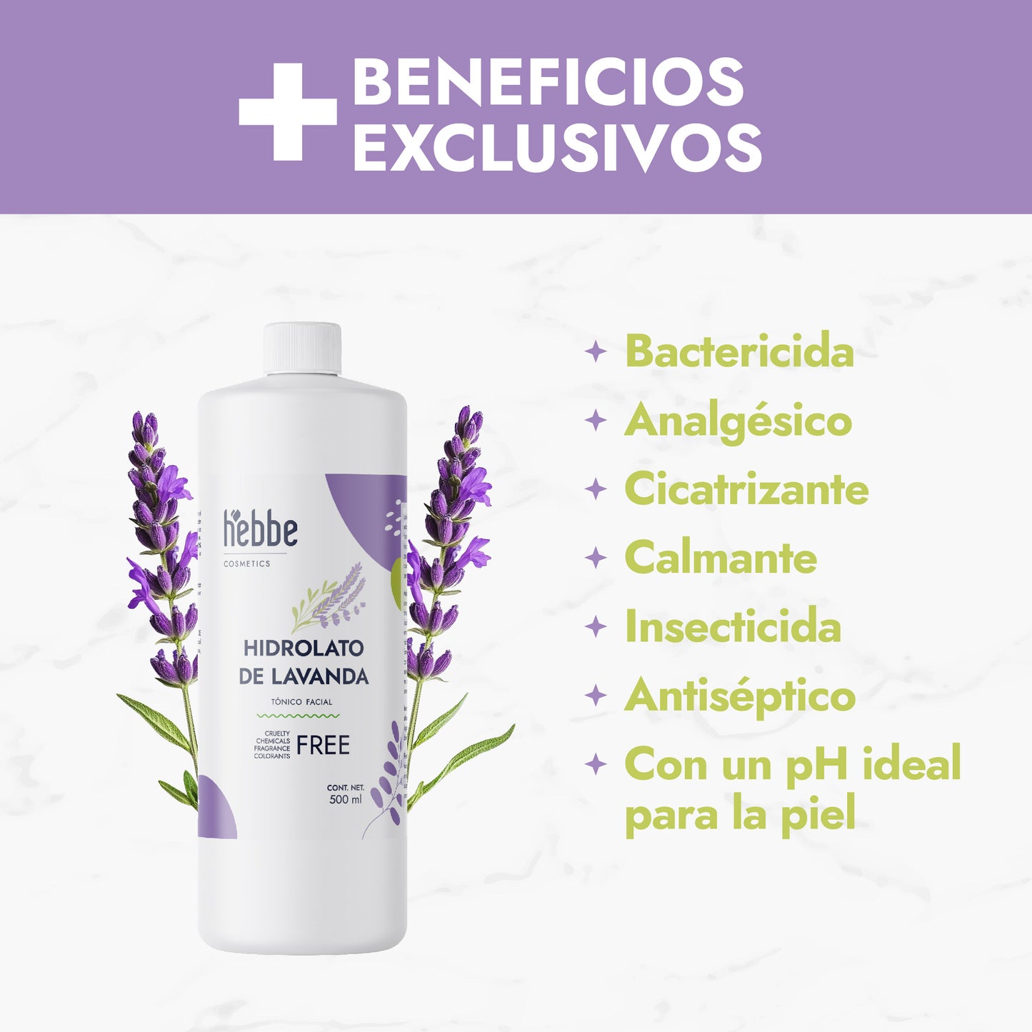 Hidrolato de Lavanda | Facial y Corporal | Calmante, Equilibrante y Regenerador