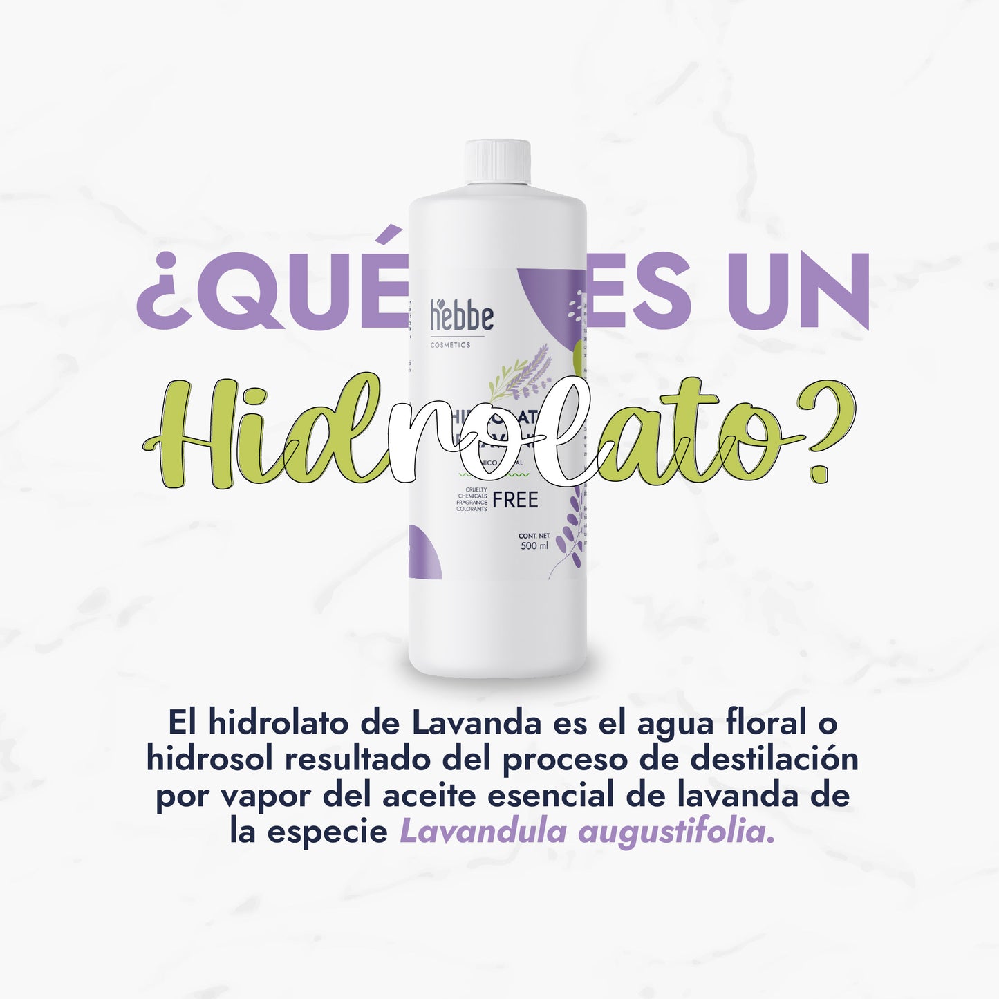 Hidrolato de Lavanda | Facial y Corporal | Calmante, Equilibrante y Regenerador