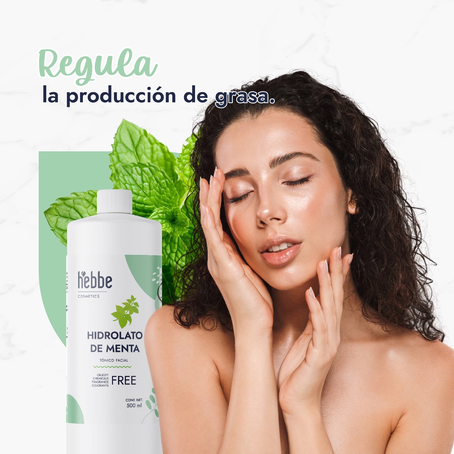 Hidrolato de Menta | Facial y Corporal | Refrescante, Astringente y Purificante