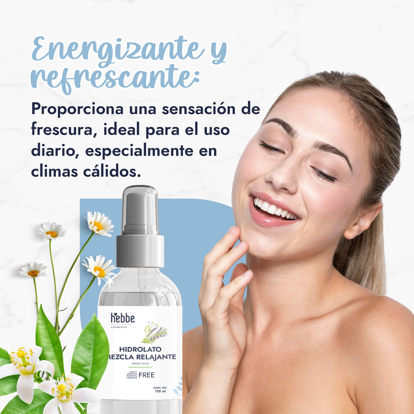 Hidrolato de Mezcla Relajante Puro | Calma, Relaja y Revitaliza Cuerpo y Mente