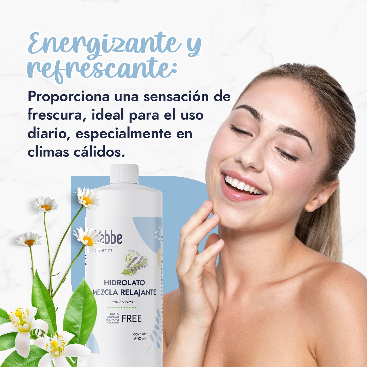 Hidrolato de Mezcla Relajante Puro | Calma, Relaja y Revitaliza Cuerpo y Mente
