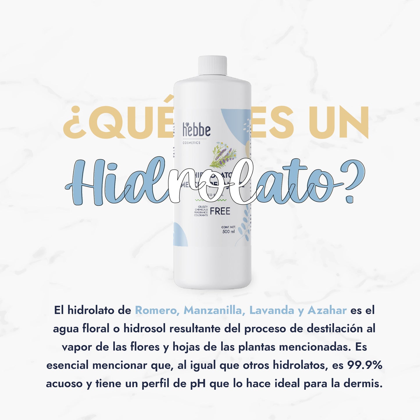 Hidrolato de Mezcla Relajante Puro | Calma, Relaja y Revitaliza Cuerpo y Mente