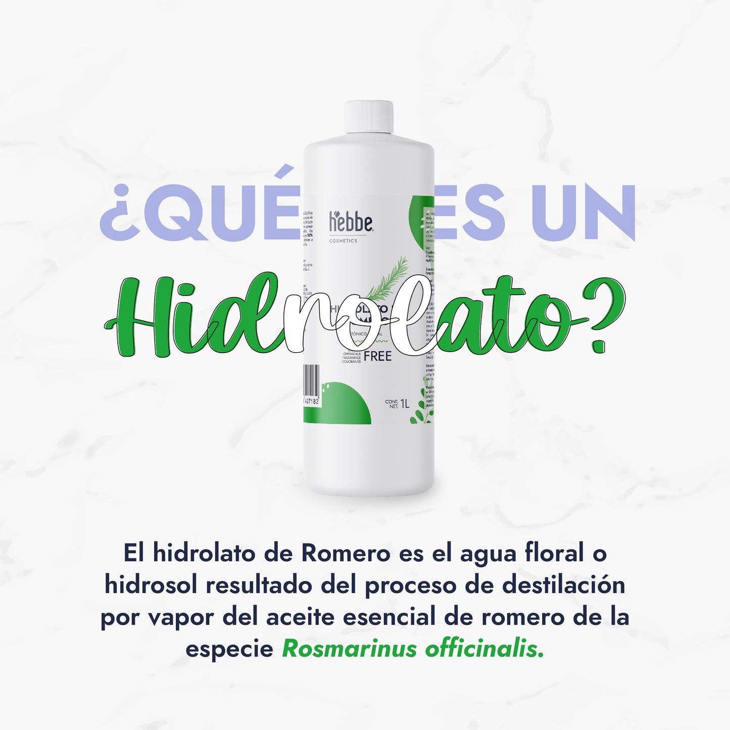 Hidrolato de Romero | Facial y Capilar | Purificante, Estimulante y Tonificante
