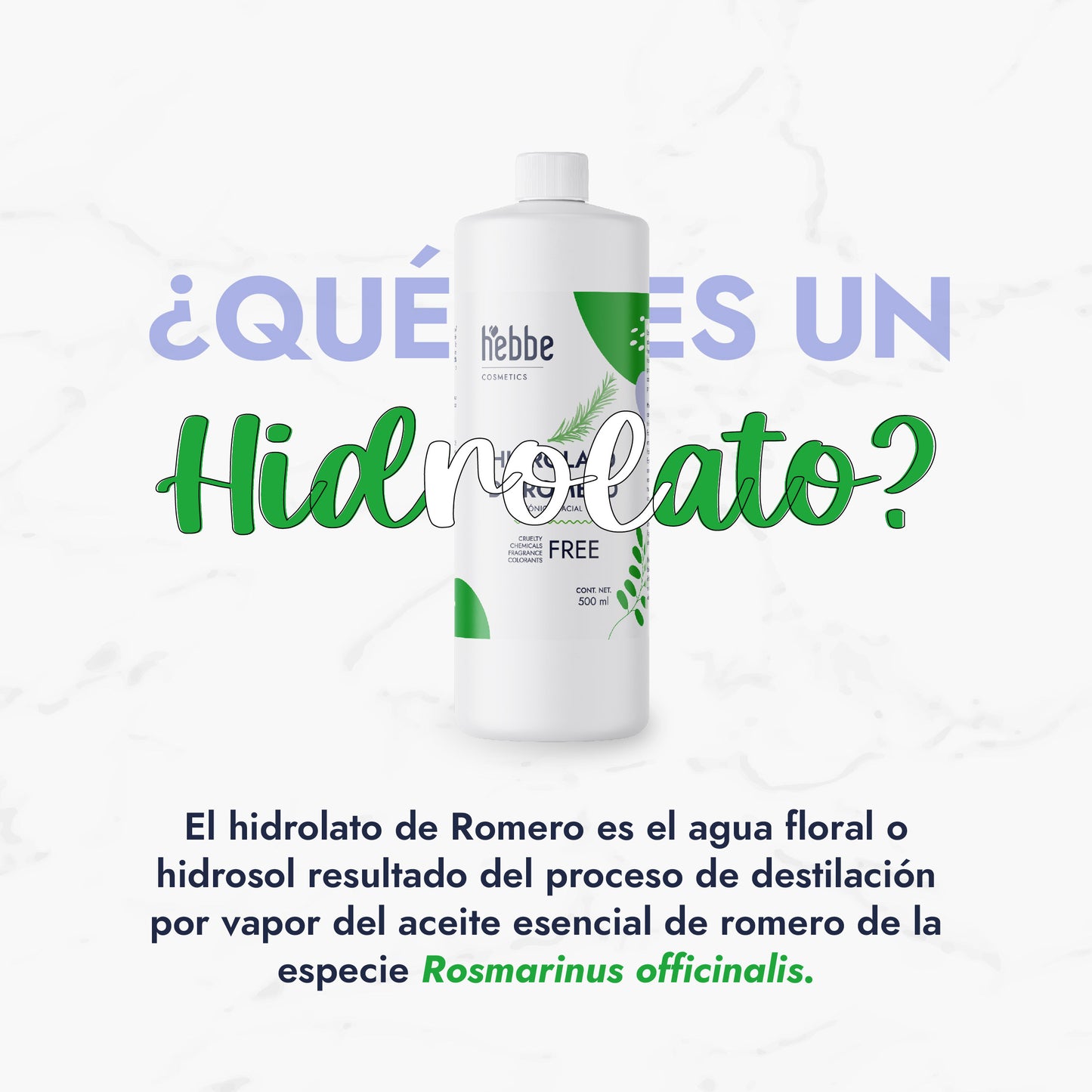 Hidrolato de Romero | Facial y Capilar | Purificante, Estimulante y Tonificante