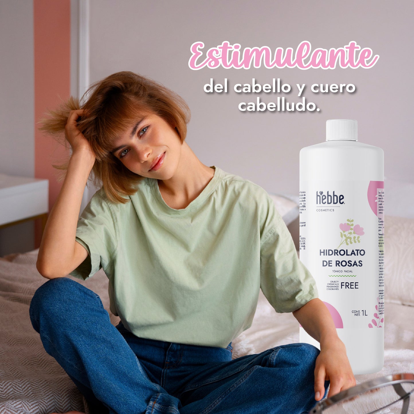 Hidrolato de Rosa Damascena | Facial y Corporal | Antiedad, Calmante y Regenerador