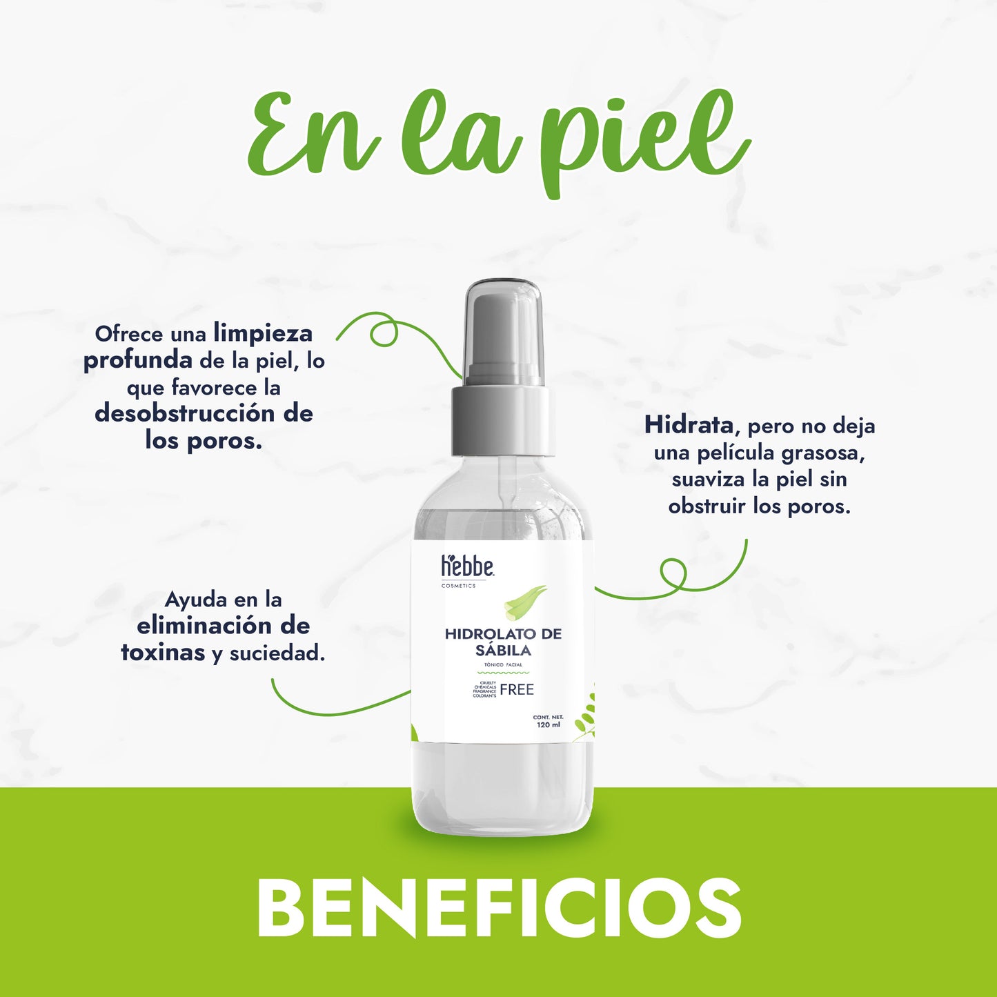 Hidrolato de Sábila | Facial y Corporal | Hidratante, Calmante y Regenerador