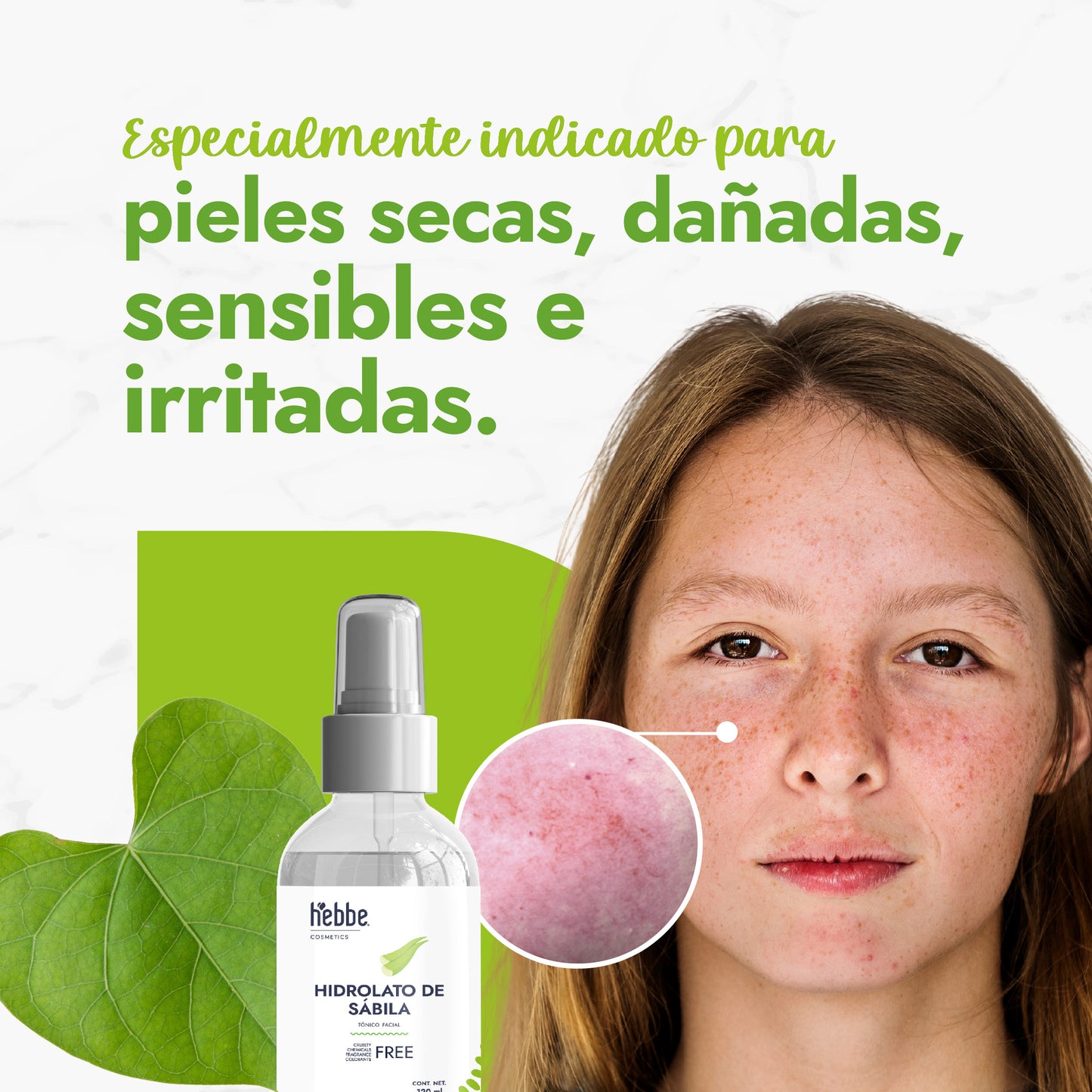 Hidrolato de Sábila | Facial y Corporal | Hidratante, Calmante y Regenerador