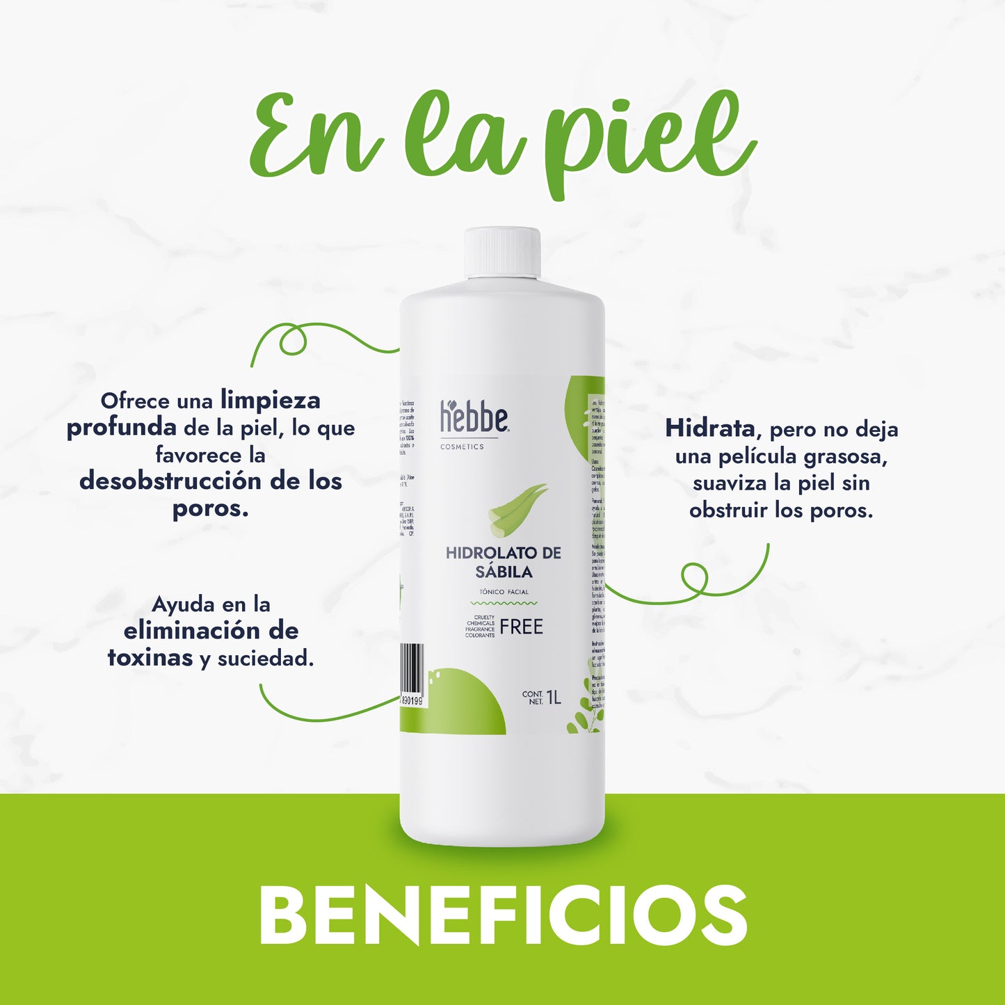 Hidrolato de Sábila | Facial y Corporal | Hidratante, Calmante y Regenerador