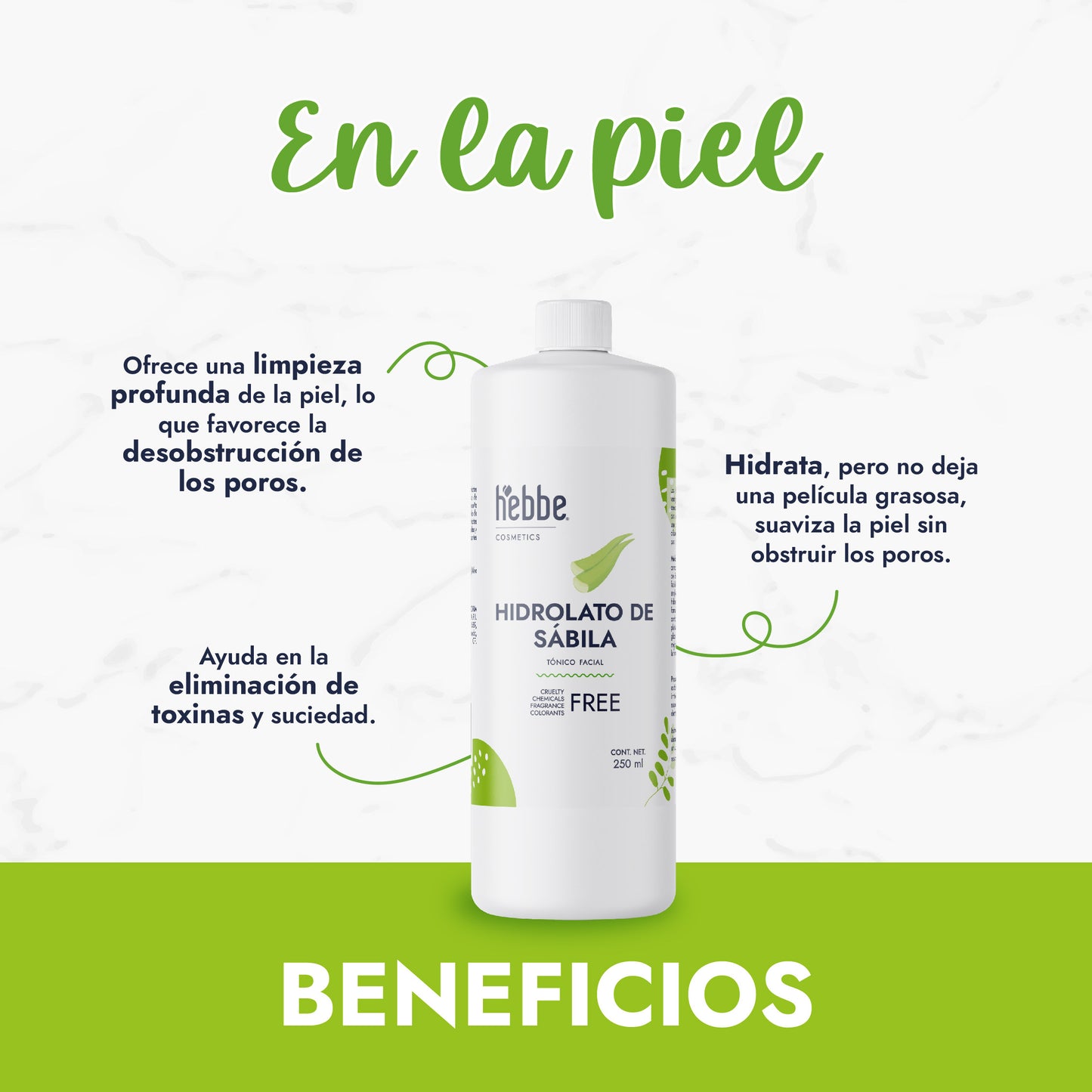 Hidrolato de Sábila | Facial y Corporal | Hidratante, Calmante y Regenerador