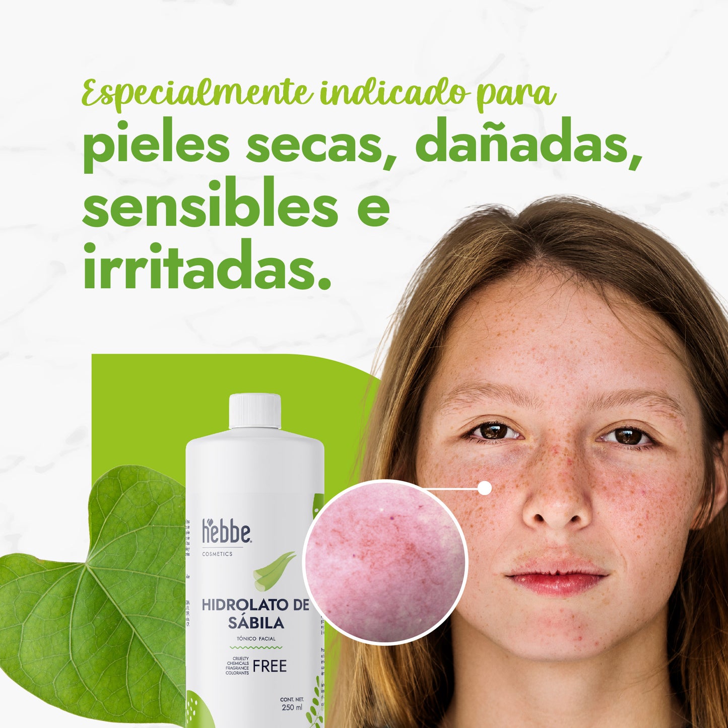 Hidrolato de Sábila | Facial y Corporal | Hidratante, Calmante y Regenerador