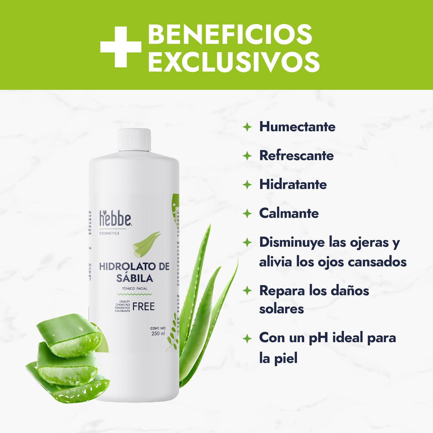 Hidrolato de Sábila | Facial y Corporal | Hidratante, Calmante y Regenerador