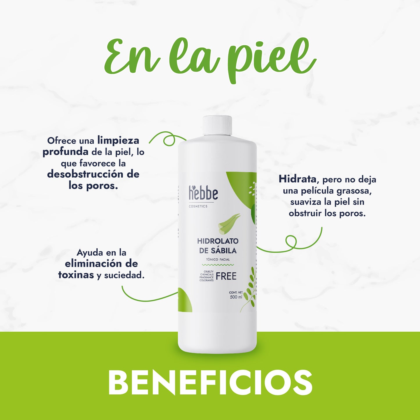 Hidrolato de Sábila | Facial y Corporal | Hidratante, Calmante y Regenerador
