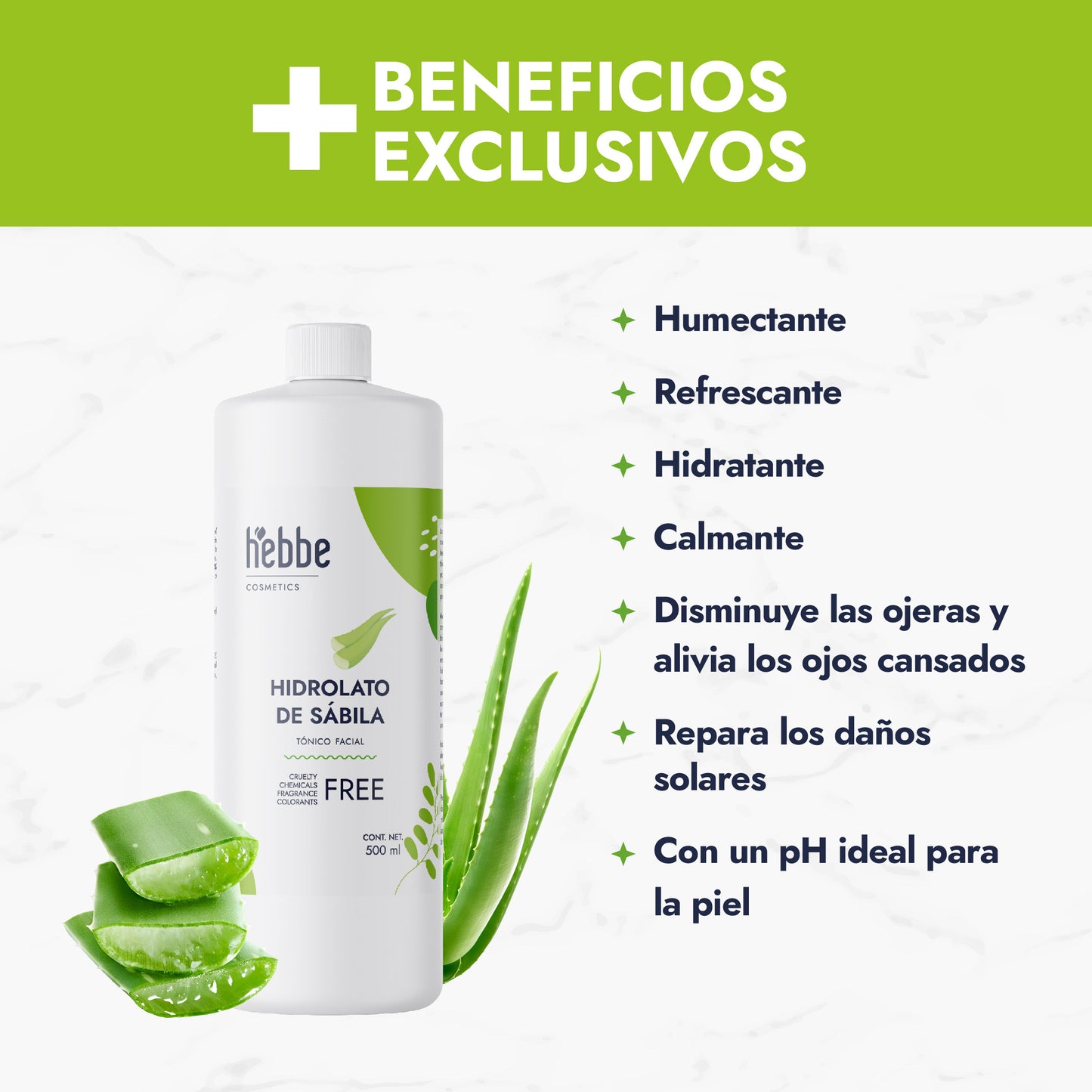 Hidrolato de Sábila | Facial y Corporal | Hidratante, Calmante y Regenerador