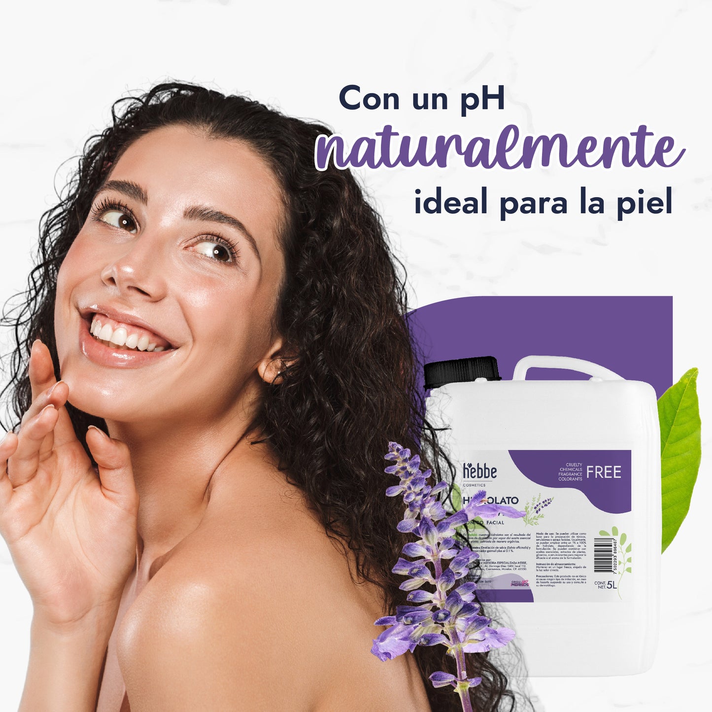 Hidrolato de Salvia | Facial y Corporal | Purificante, Seborregulador y Astringente
