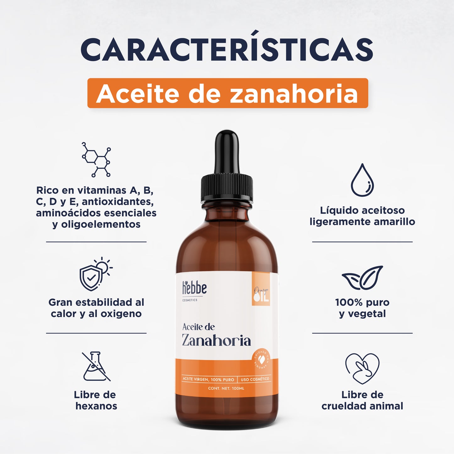 Aceite de Zanahoria Natural | Facial y Corporal | Antioxidante, Regenerador Antiedad y Protector Natural