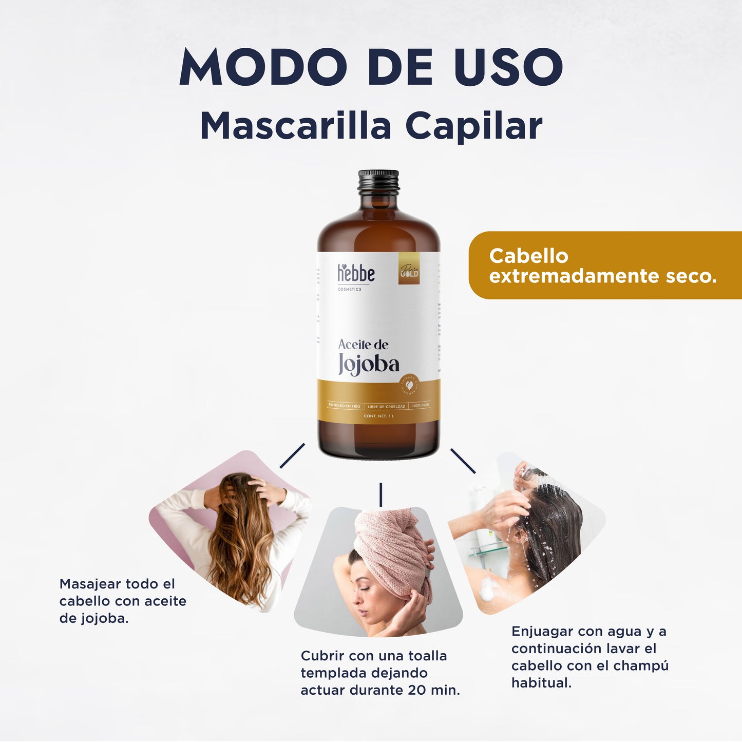 Aceite de Jojoba Cera natural | Facial, Capilar y Corporal | Seborregulador, Hidratante y Antioxidante Natural