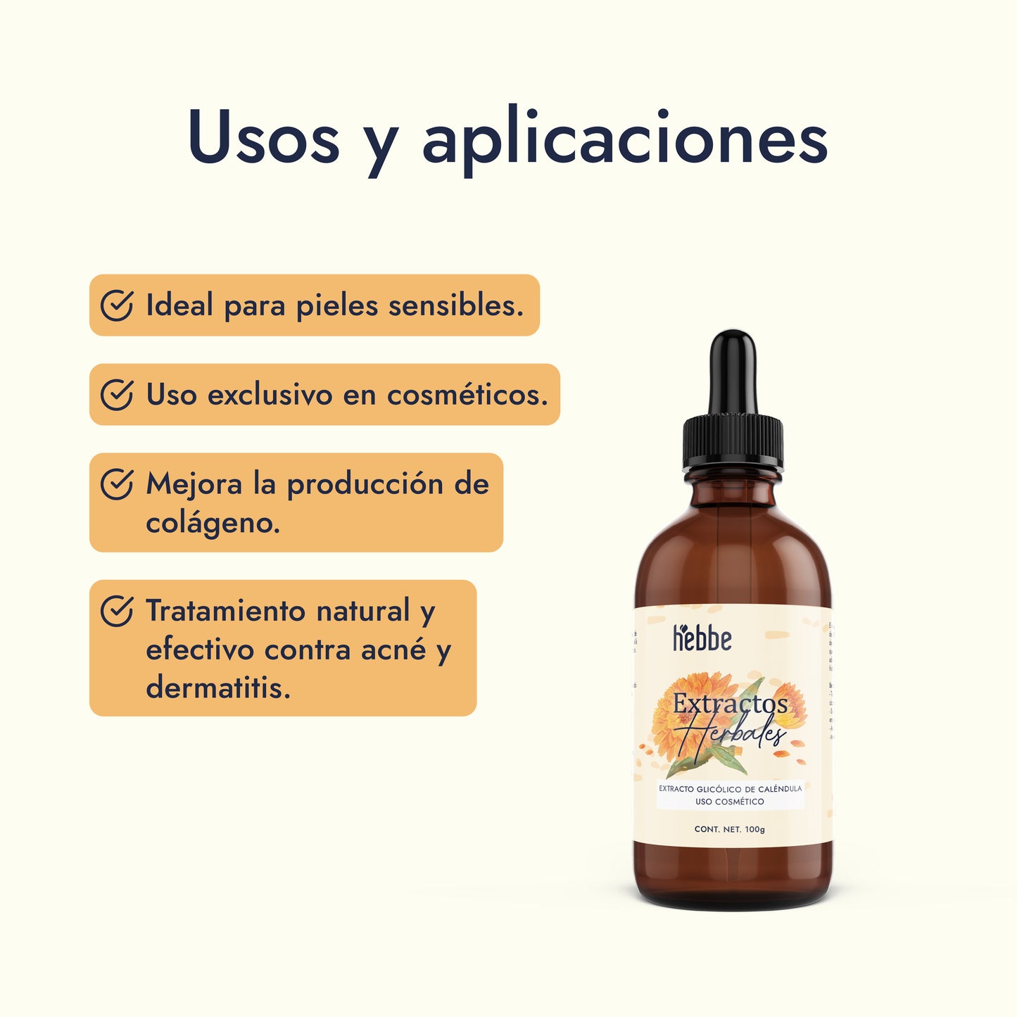 Extracto Glicólico de Caléndula | Facial, Corporal y Capilar | Activo Calmante, Reparador y Anti-Irritante