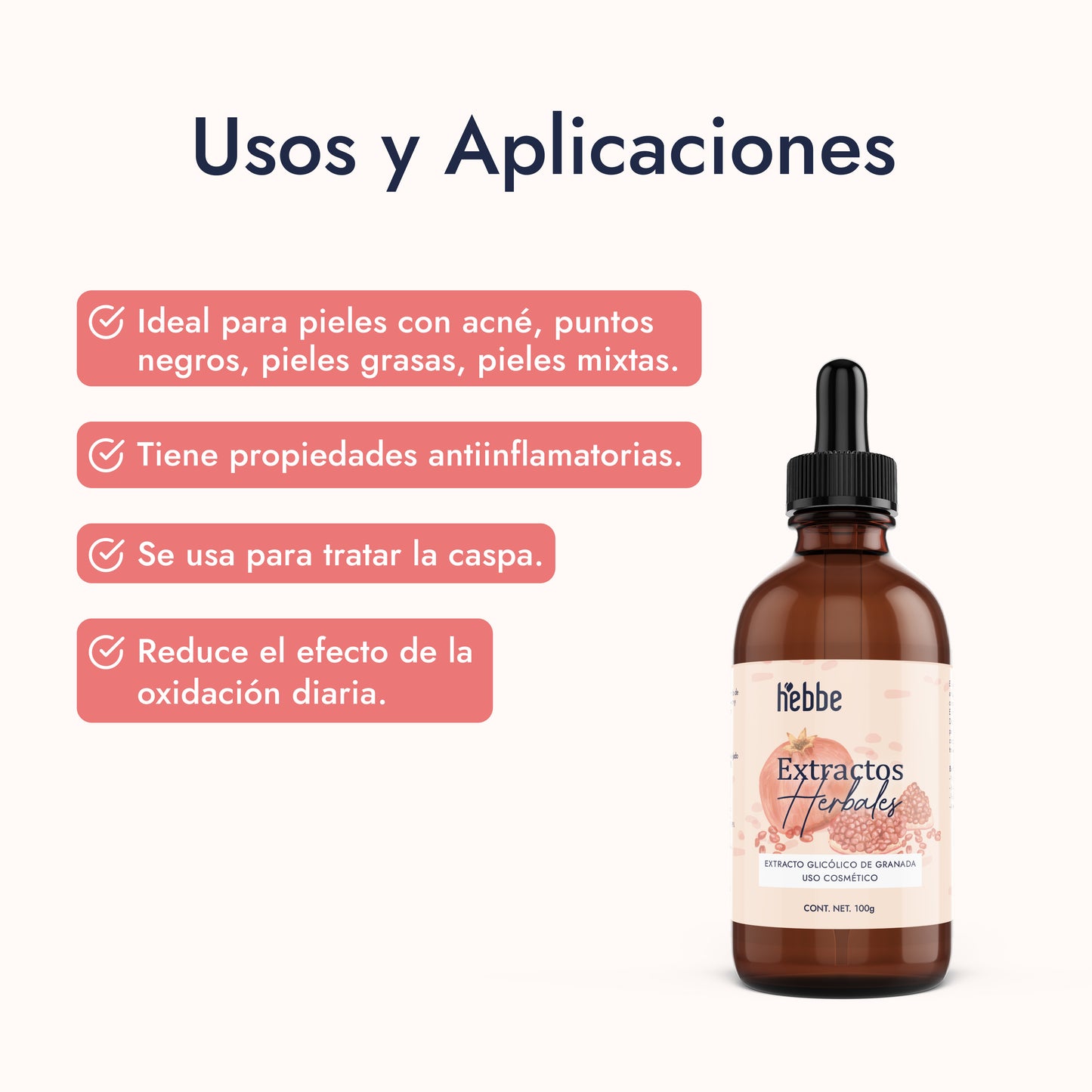 Extracto Glicólico de Granada | Facial, Corporal y Capilar | Activo Antioxidante, Antienvejecimiento e Iluminador