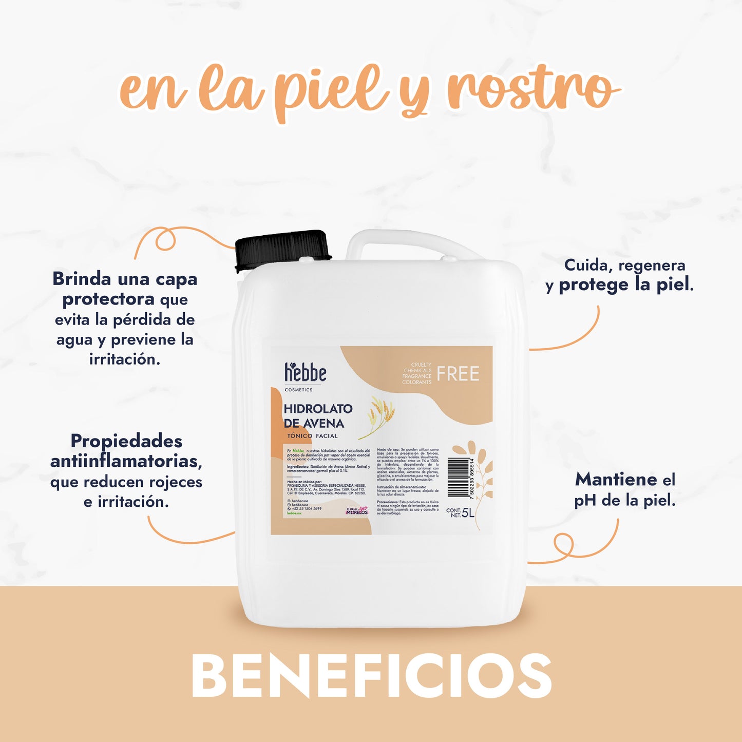 Hidrolato de Avena | Facial y Corporal | Calmante, Anti-picor y Reparador