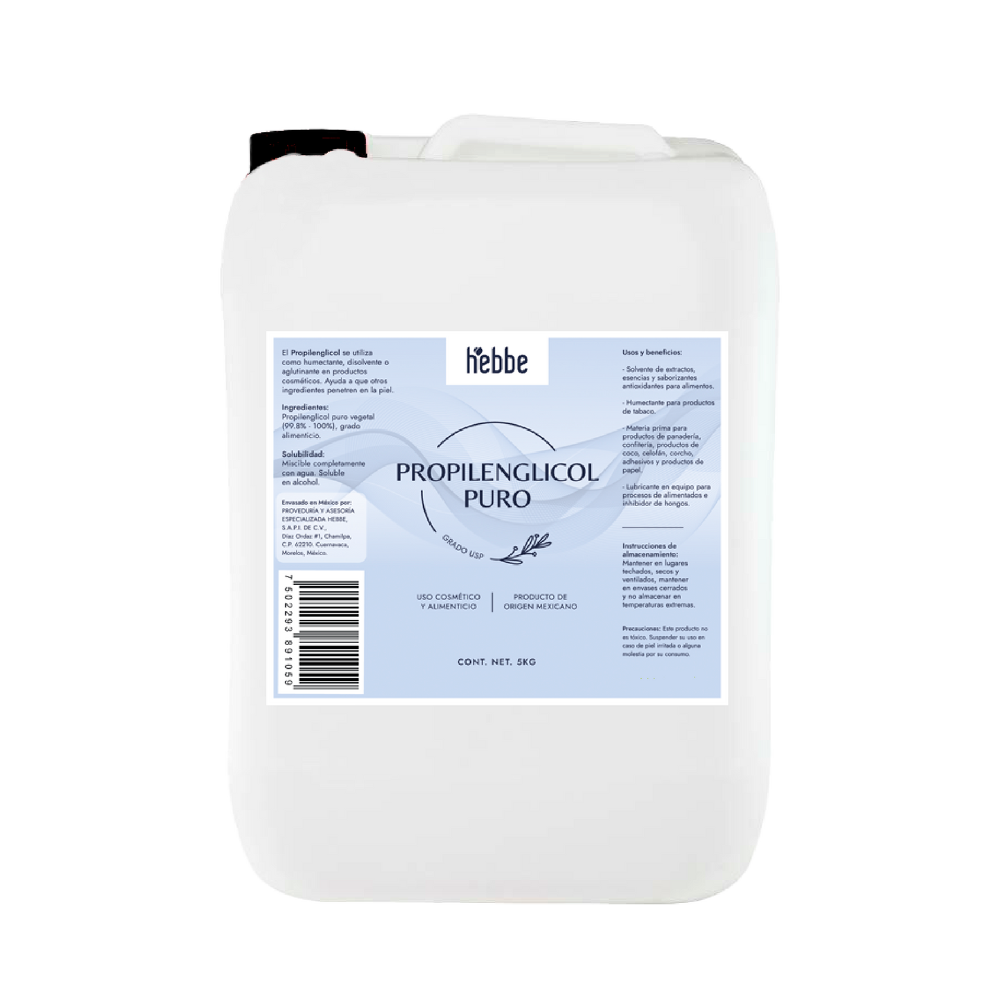 Propilenglicol | Humectante, Solvente y Potenciador de Ingredientes Activos