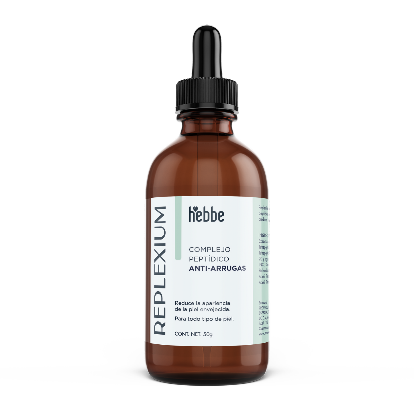 REPLEXIUM | Complejo de Péptidos Biomiméticos | Firmeza, Redensificación y Antiarrugas Rápido