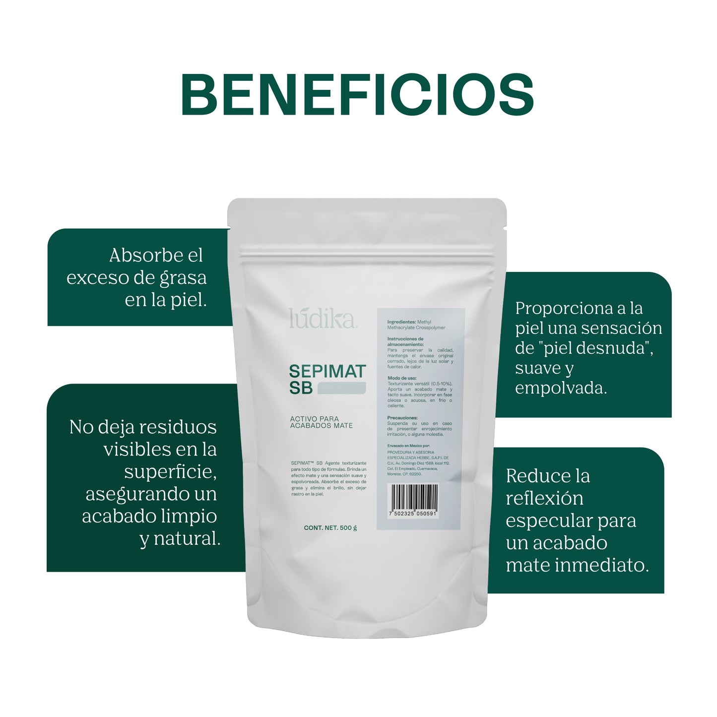 SEPIMAT SB | Microesferas Matificantes | Control de Sebo y Efecto Soft-Focus