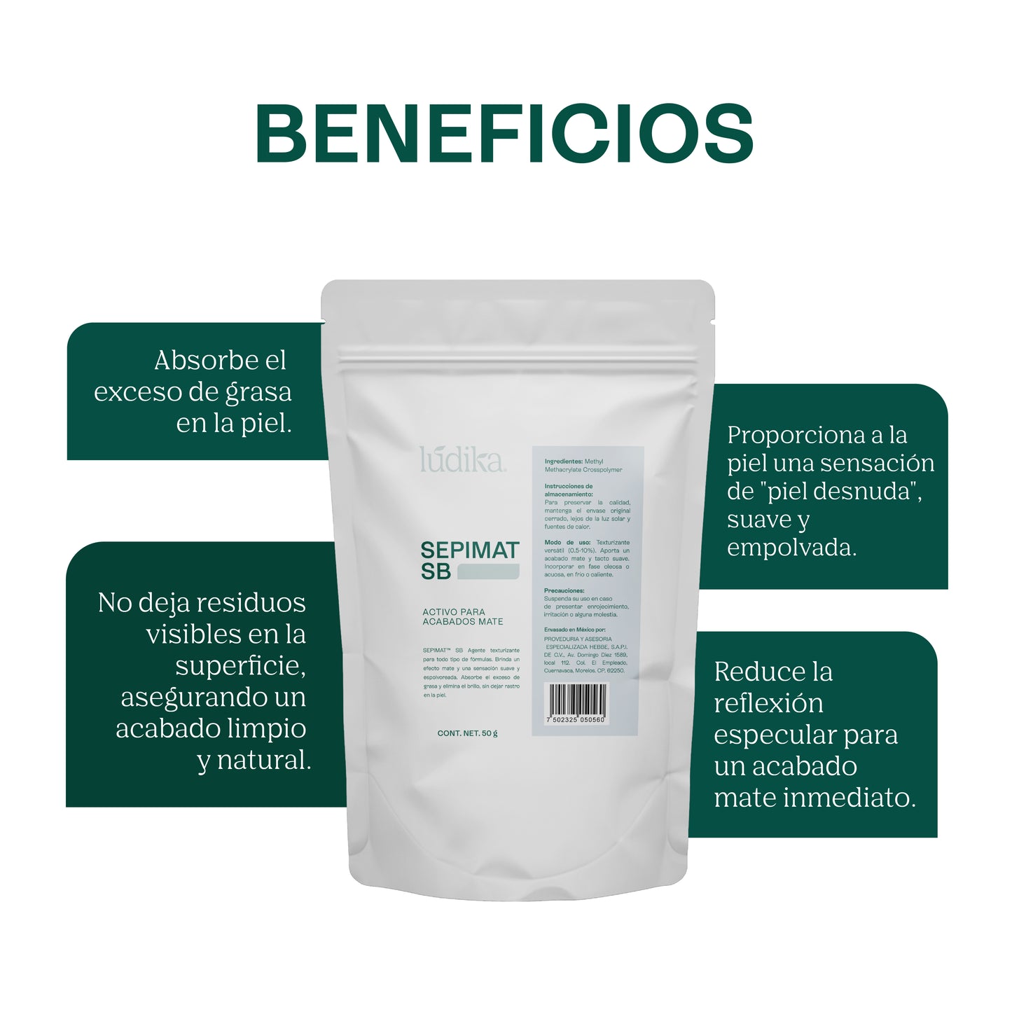 SEPIMAT SB | Microesferas Matificantes | Control de Sebo y Efecto Soft-Focus