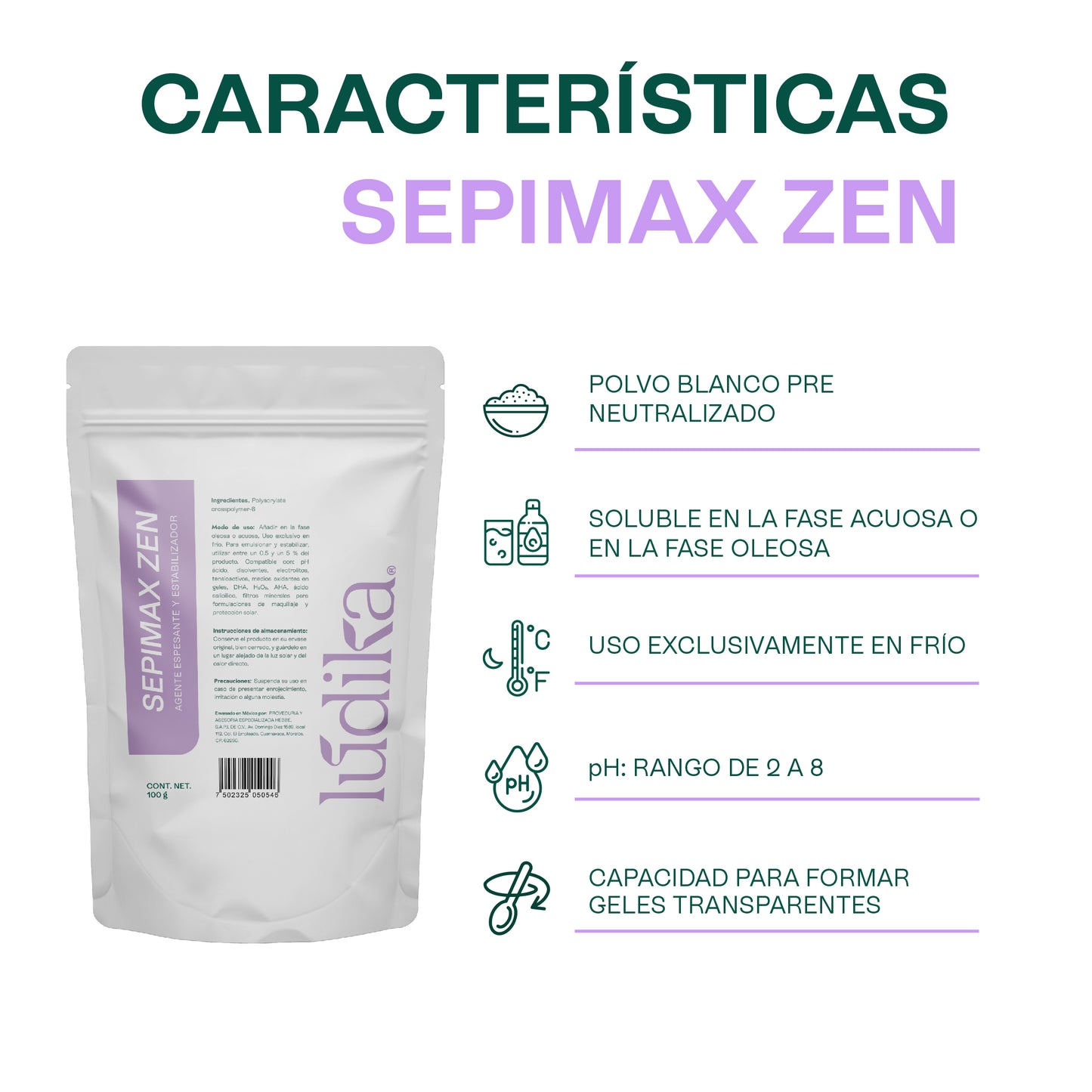 Sepimax Zen | Espesante y Estabilizador Versátil para Geles Transparentes y Emulsiones