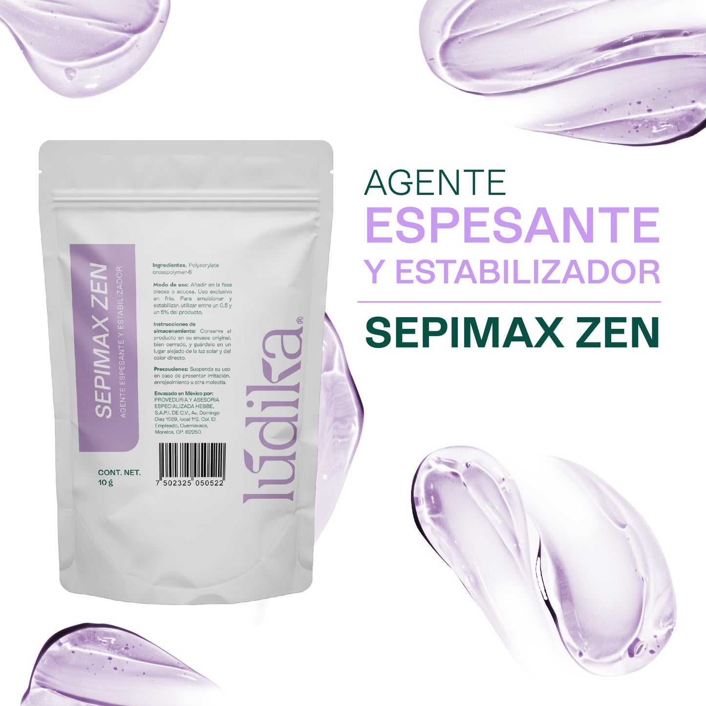 Sepimax Zen | Espesante y Estabilizador Versátil para Geles Transparentes y Emulsiones