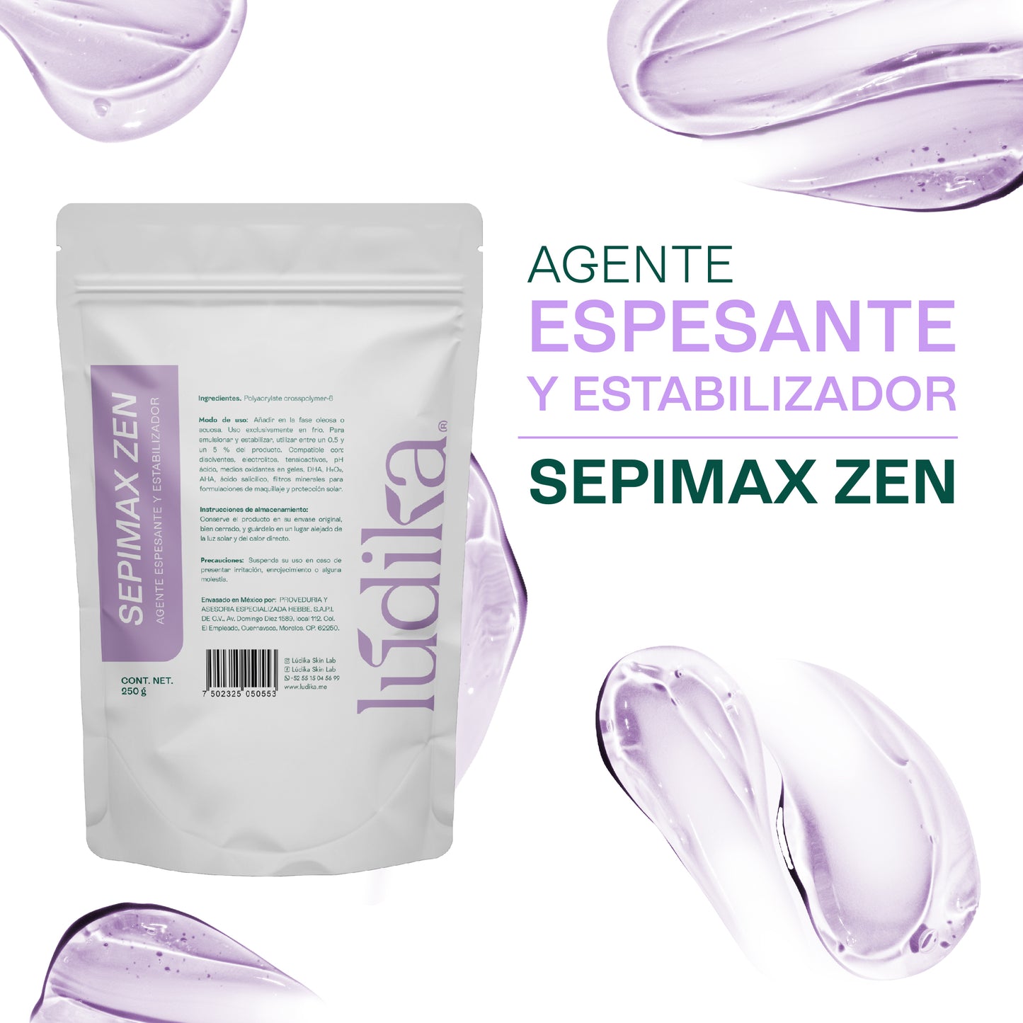 Sepimax Zen | Espesante y Estabilizador Versátil para Geles Transparentes y Emulsiones