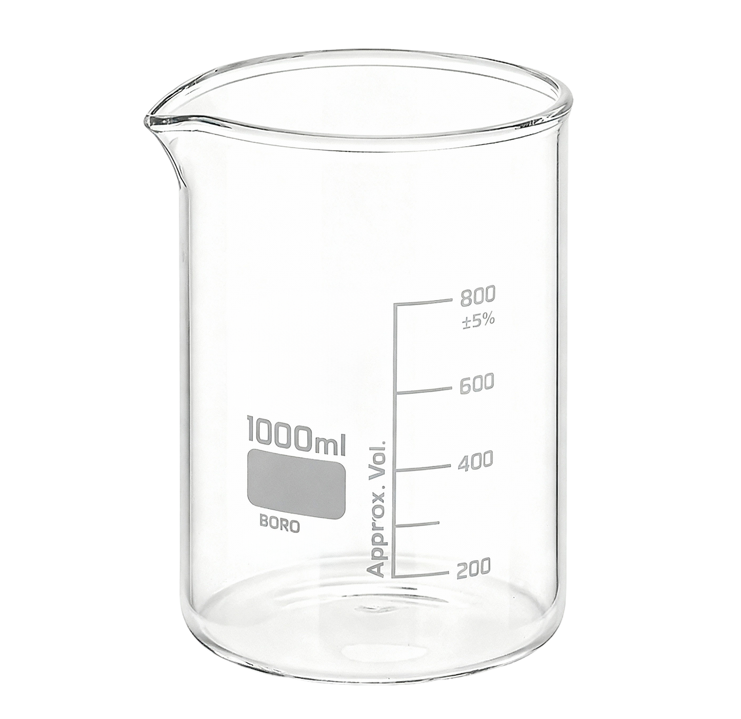 Vaso de Precipitado de Borosilicato | Precisión y Resistencia en el laboratorio para la Creación de Sérums y Formulas cosméticas