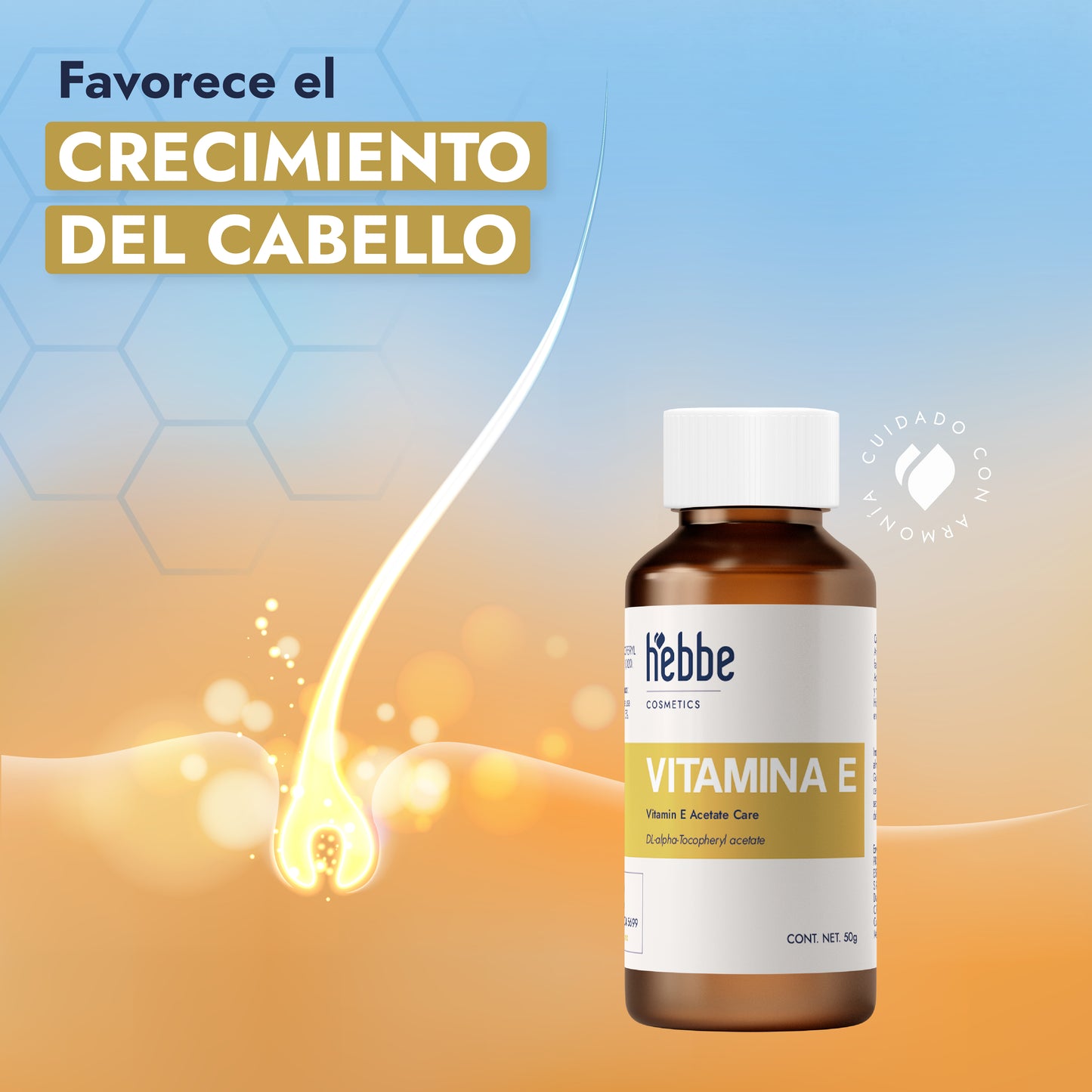 Vitamina E Líquida | Facial, Corporal y Capilar | Antioxidante Protector y Emoliente