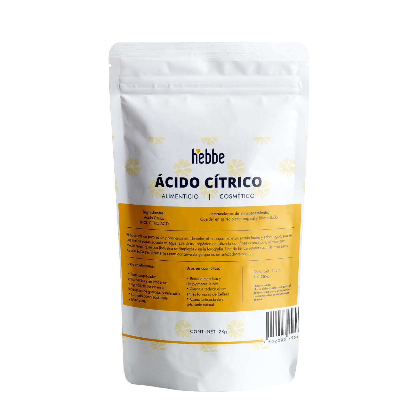 Ácido Cítrico | Regulador de pH, Agente Quelante y Exfoliante Suave (AHA)