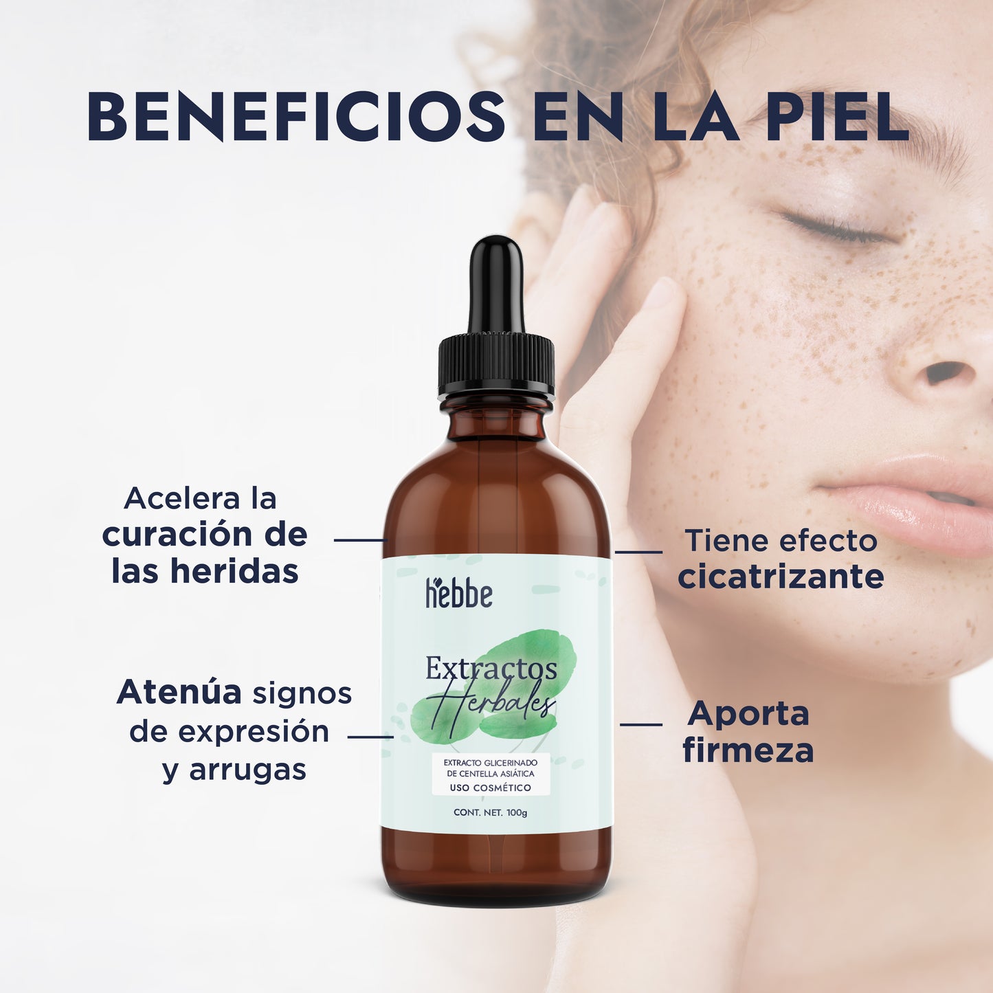 Extracto de Centella Asiática | Facial, Corporal y Capilar | Reparador, Regenerador y Calmante