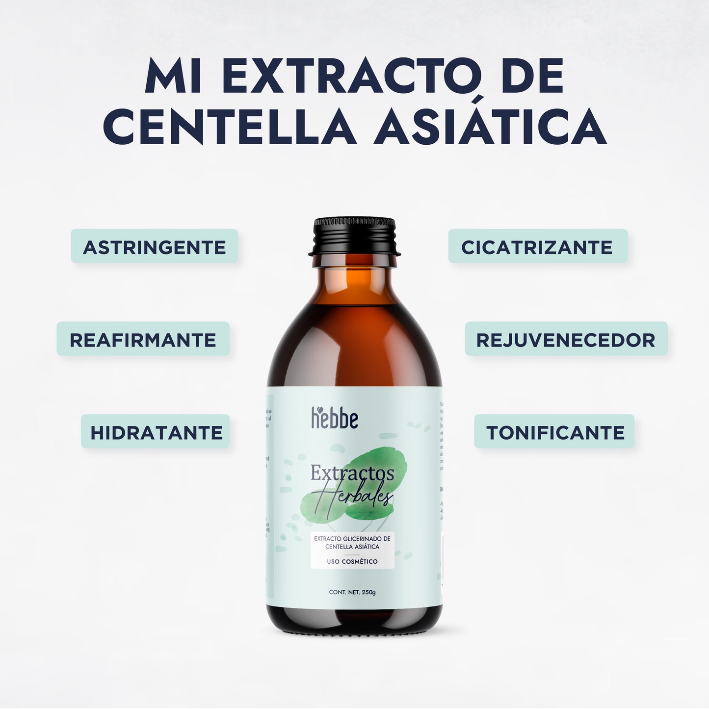 Extracto de Centella Asiática | Facial, Corporal y Capilar | Reparador, Regenerador y Calmante