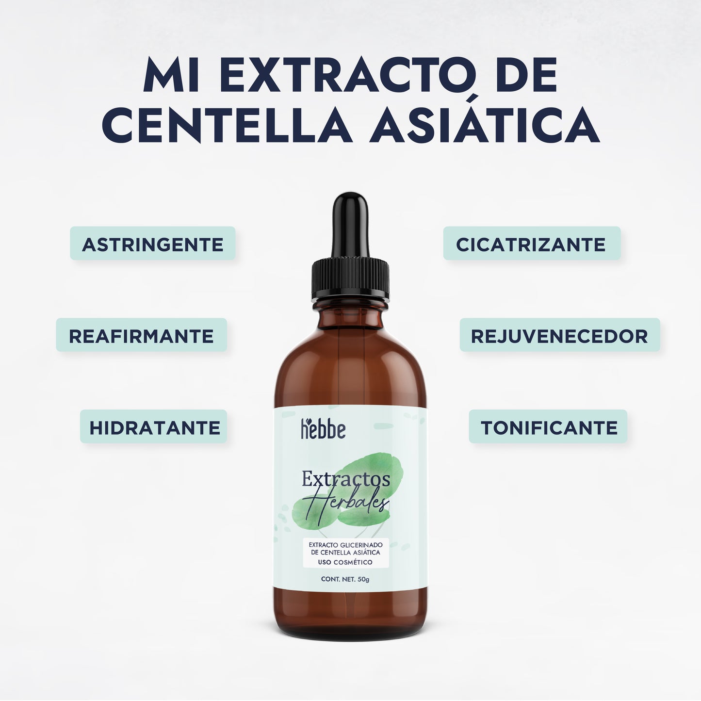Extracto de Centella Asiática | Facial, Corporal y Capilar | Reparador, Regenerador y Calmante